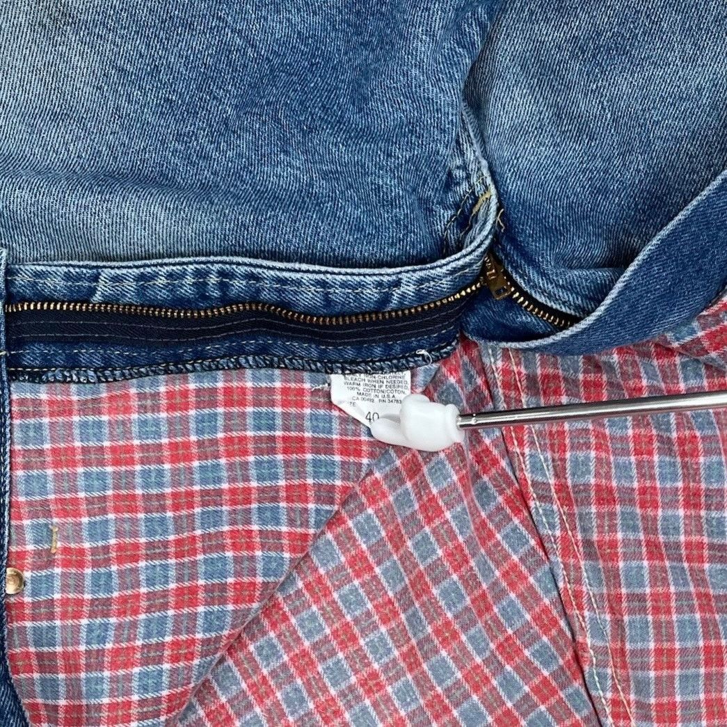 Eddie Bauer Vintage 90s Eddie Bauer Jeans 40x28 Regular Fit Dark Wash Size US 40 / EU 56 - 5 Thumbnail