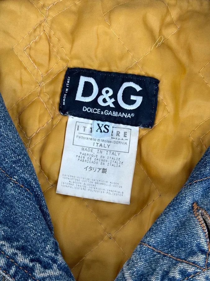 Dolce & Gabbana AW2003 Dolce & Gabbana Light Blue Denim Jacket Size S / US 4 / IT 40 - 13 Thumbnail