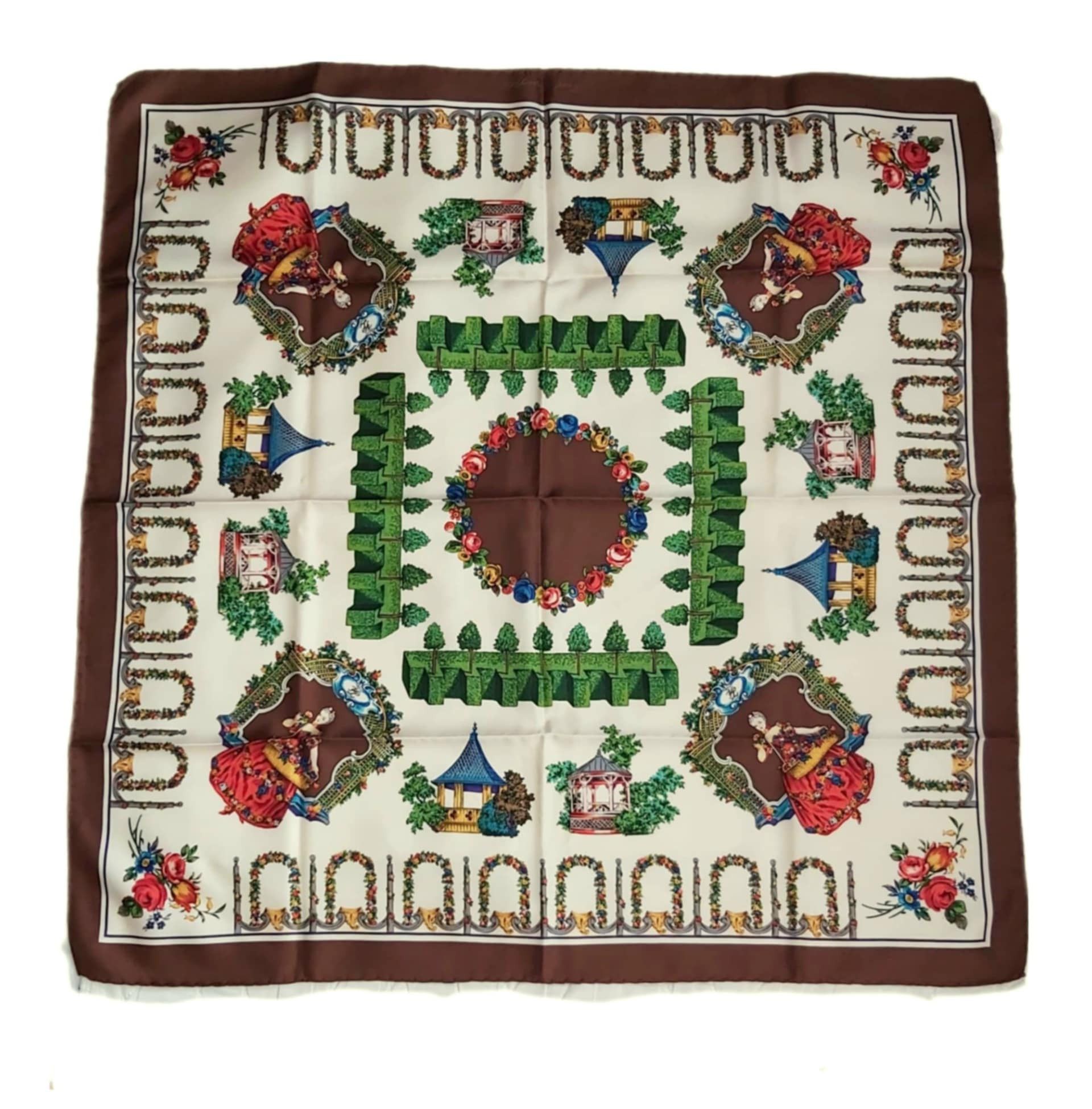 Karl Lagerfeld silk scarf Italy