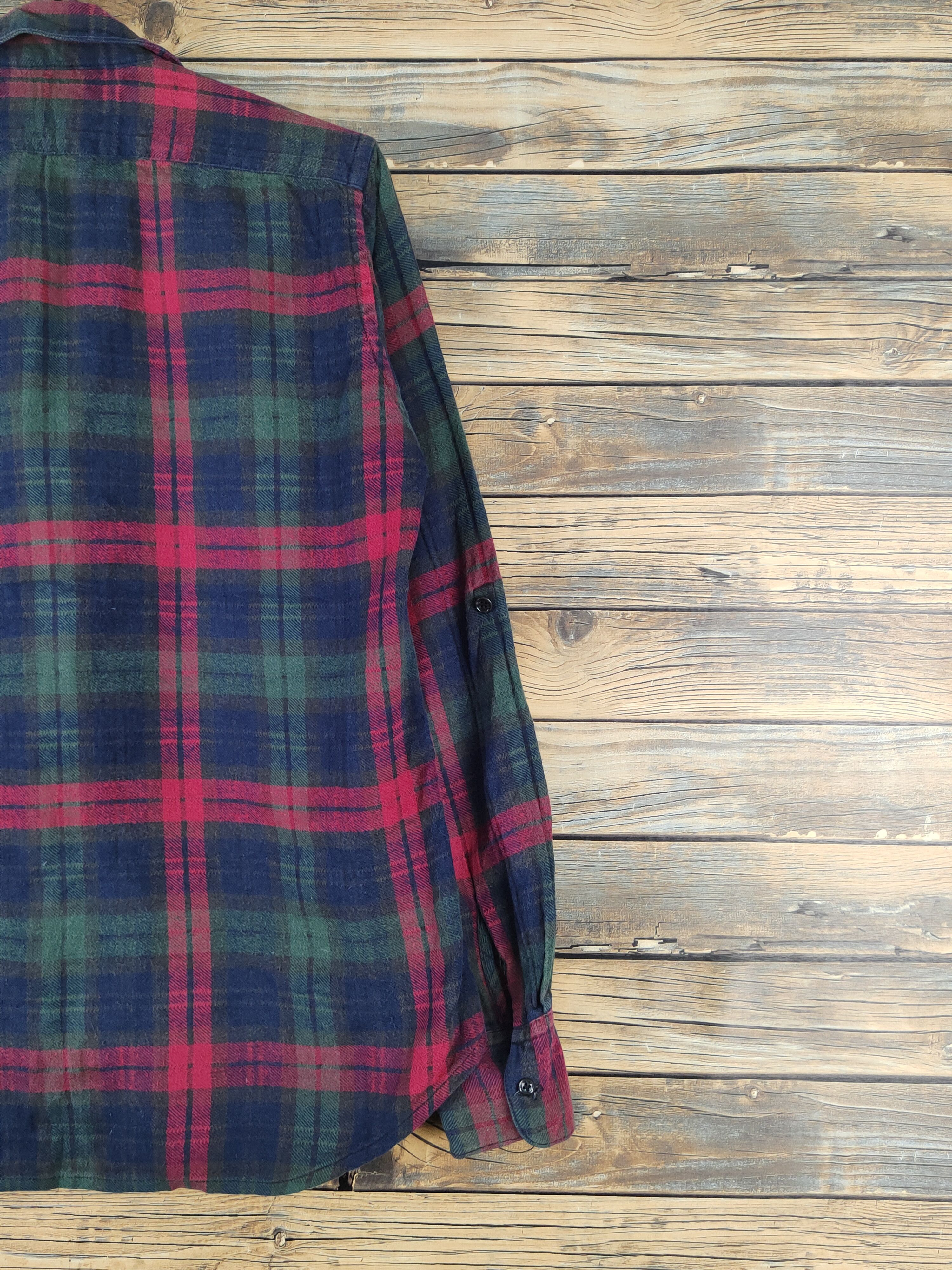 Japanese Brand × Vintage TK Navy Red Button Ups #W46 Size US M / EU 48-50 / 2 - 9 Thumbnail