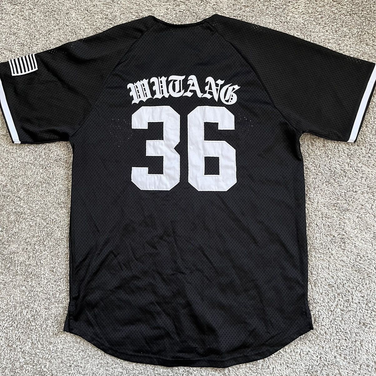 Wu-Tang Clan 🔴Wu-Tang Baseball Jersey Size Medium Rare Black WuTang Rza Size US M / EU 48-50 / 2 - 1 Thumbnail