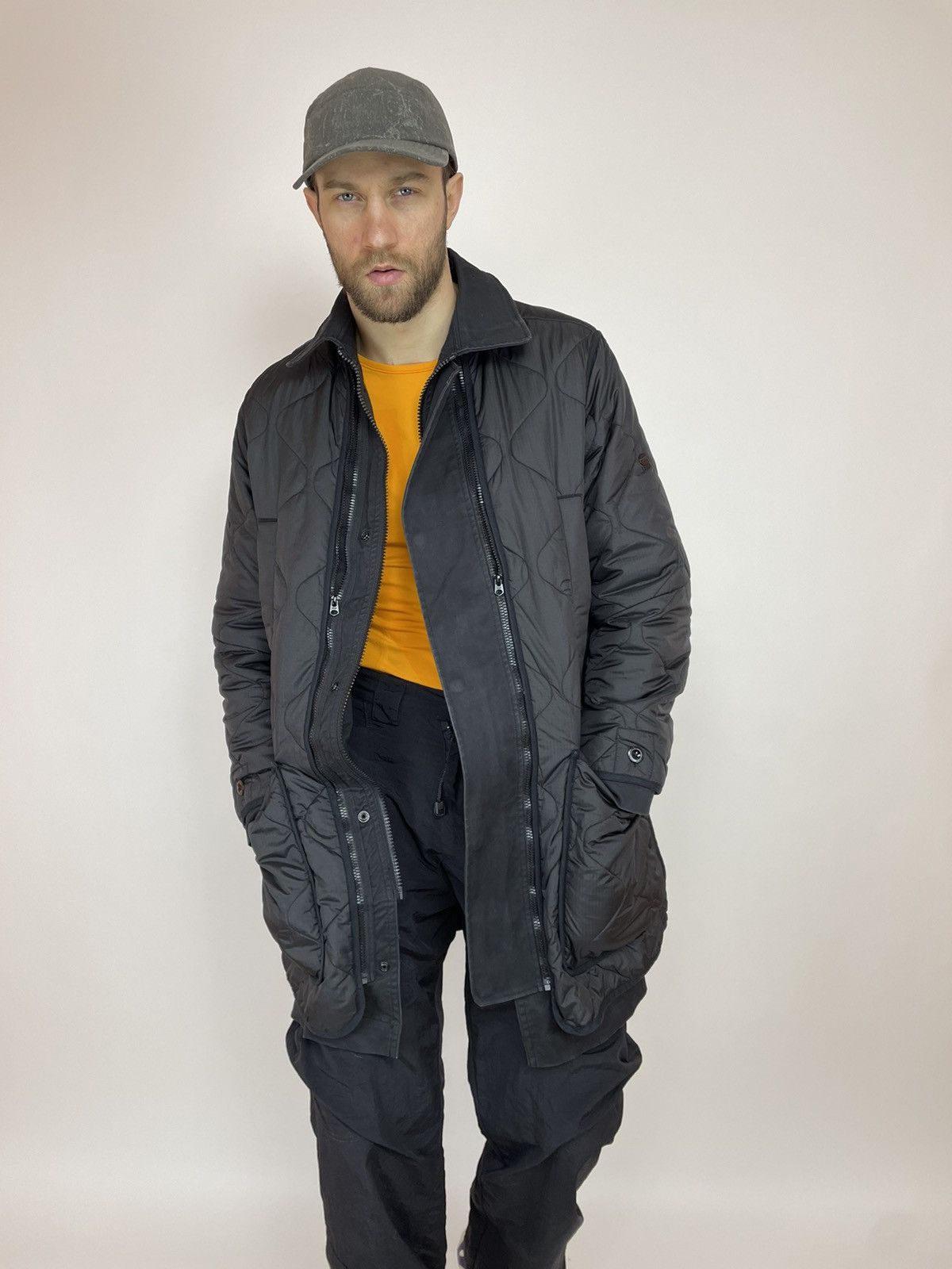 G-Star G-star RAW DELINE QUILTED TS TRENCH Coat stone island style Size US L / EU 52-54 / 3 - 5 Thumbnail