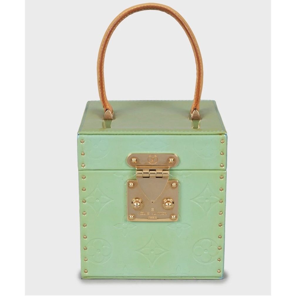 Louis Vuitton Louis Vuitton Bleecker Box Green Monogram Vernis Handbag Size ONE SIZE - 1 Thumbnail