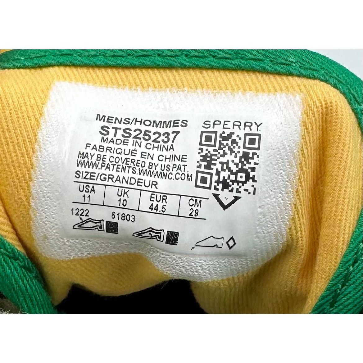 Sperry Sperry Unisex Cloud CVO Sun Yellow Sneakers STS25237 Size ONE SIZE - 8 Thumbnail