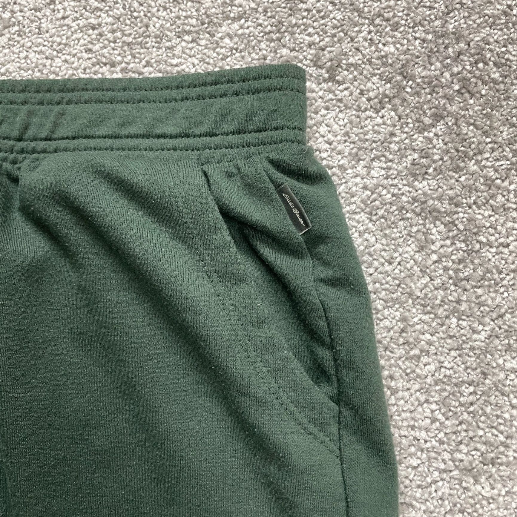 Eddie Bauer VINTAGE Eddie Bauer Lounge Jogger Pants Womens Small Green Tapered Fleece Active 28x28 Size 28" / US 6 / IT 42 - 6 Thumbnail