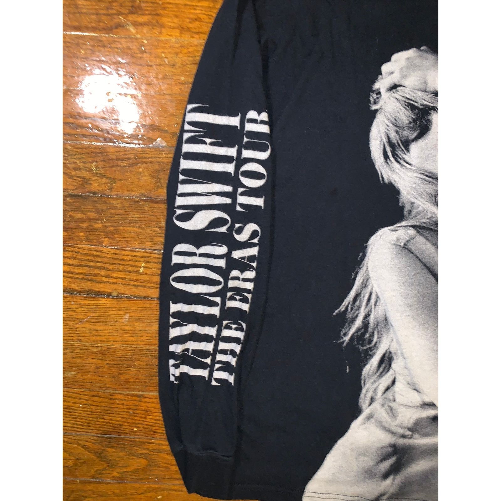 Band Tees Taylor Swift Eras Tour TTPD Long Sleeve Shirt Black Small Size US S / EU 44-46 / 1 - 3 Thumbnail