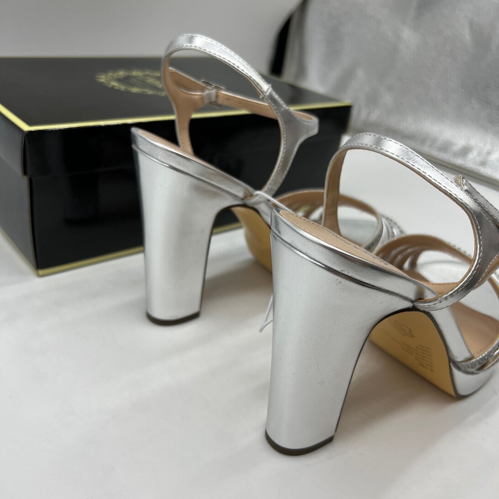 Other I. Miller Womens Sylas Heeled Sandals Silver Size 8.5 Size US 8.5 / IT 38.5 - 7 Thumbnail