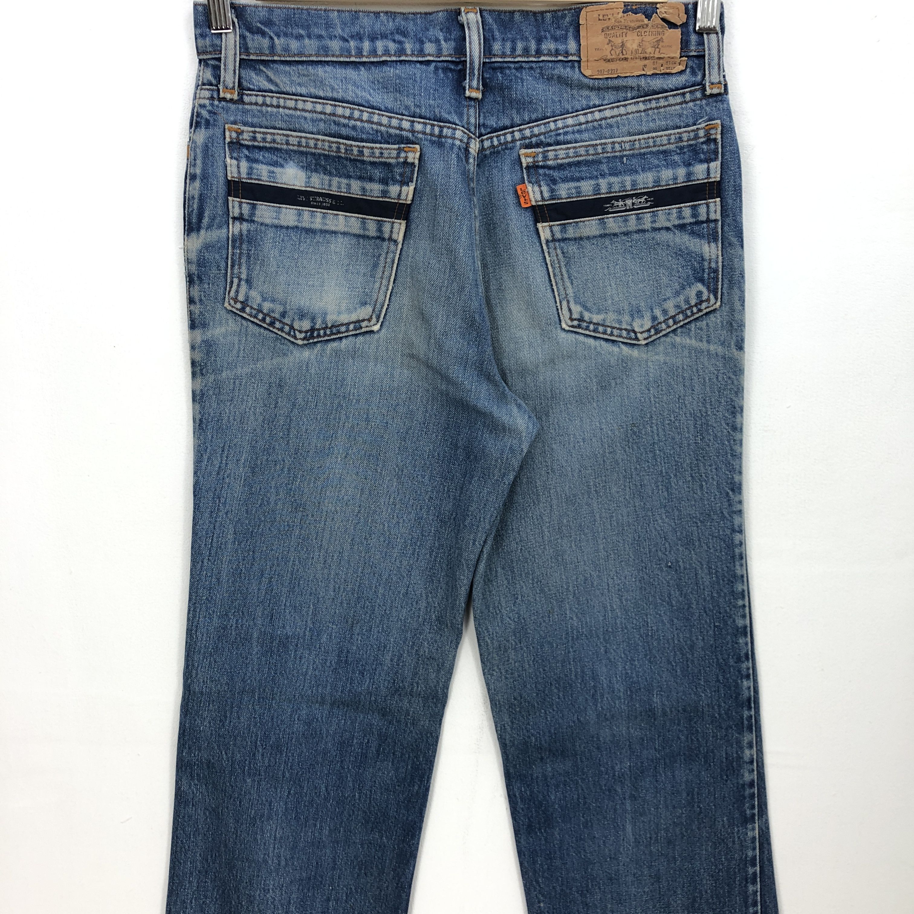 Levi's Vintage 90s Levis Bell Bottom Jeans Levi's Orange Tab Denim Size US 30 / EU 46 - 4 Thumbnail