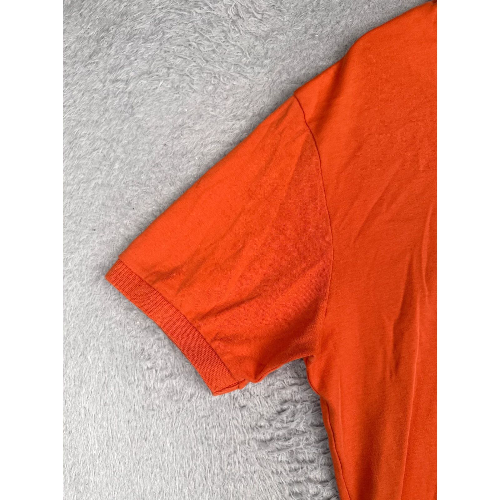 Ralph Lauren VINTAGE Ralph Lauren Polo Shirt Mens Large Orange Short Sleeve Cotton Polo Shirt Size US L / EU 52-54 / 3 - 3 Thumbnail