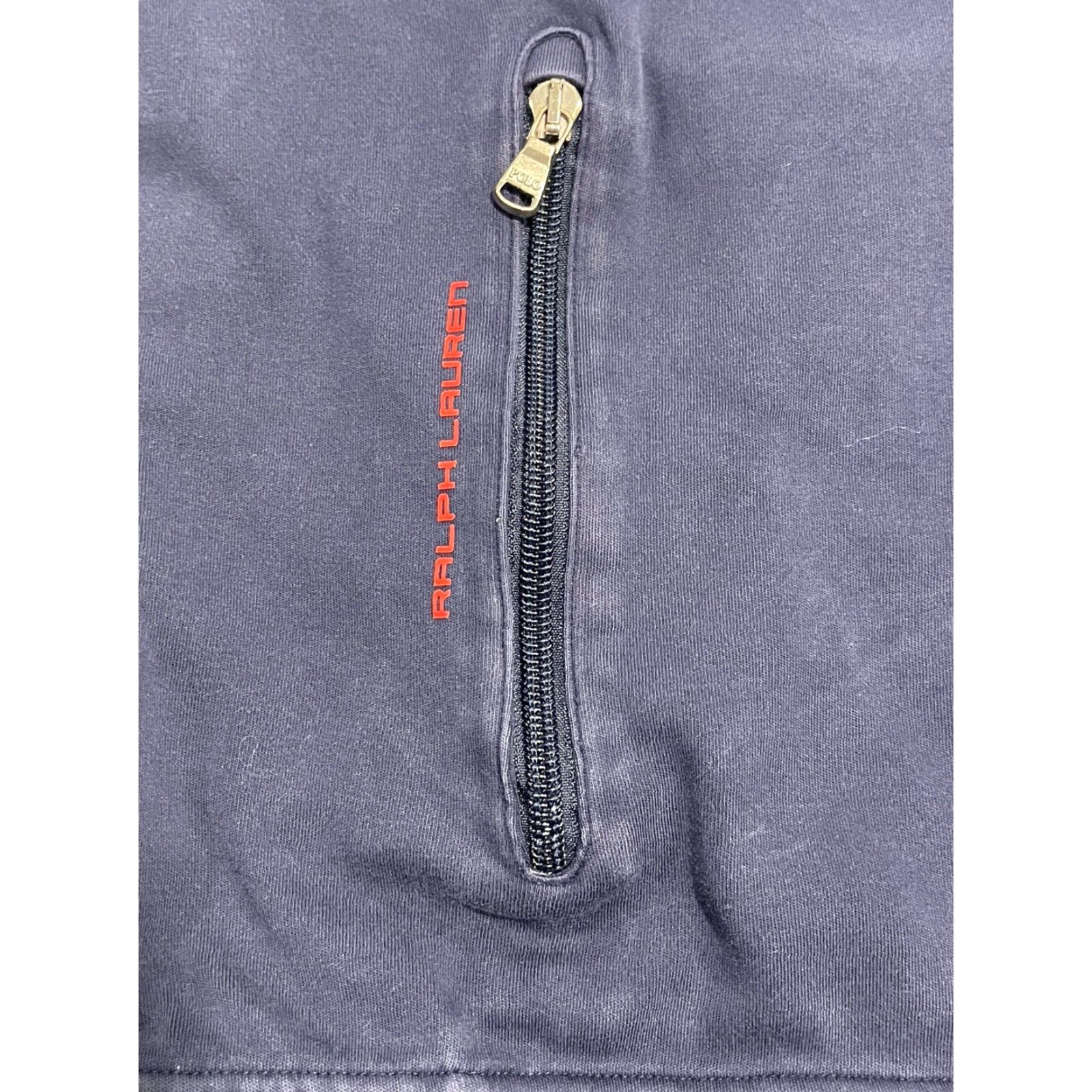 Polo Ralph Lauren Polo Ralph Lauren Men’s Jacket Size XL Navy White Cotton Track Jacket Full Zip Pockets Mens Size US XL / EU 56 / 4 - 2 Thumbnail