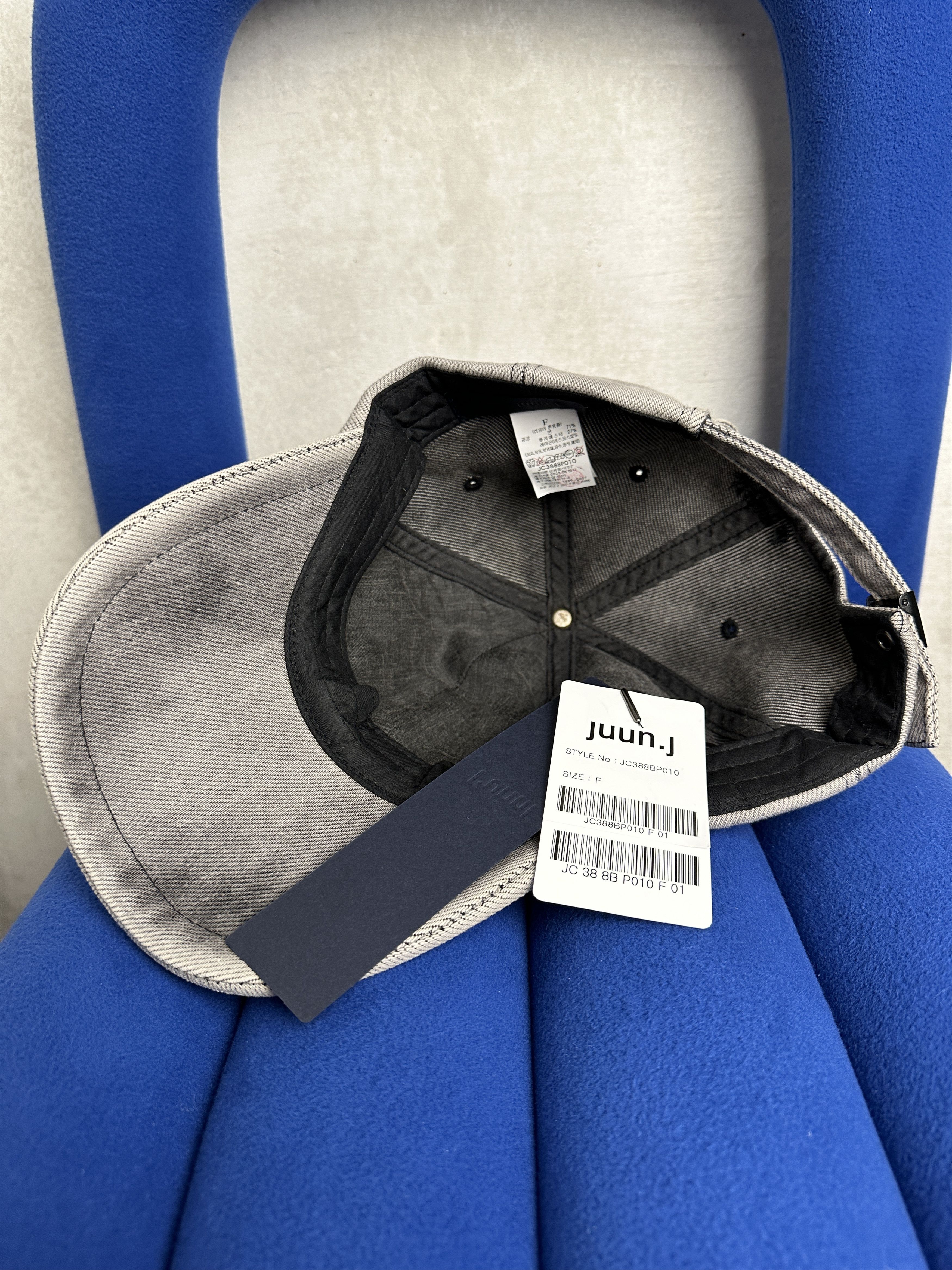 Juun.J JUUN.J Gray 'Complique' Cap Size ONE SIZE - 5 Thumbnail