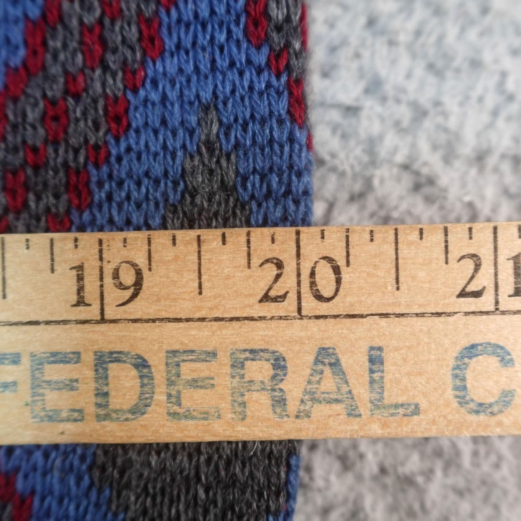Vintage VINTAGE Le Jiu Wool Geometric Pullover Sweater Mens Small Blue Crewneck Long Sleeve Knit Regular Fit Winter Casual Size US S / EU 44-46 / 1 - 5 Thumbnail
