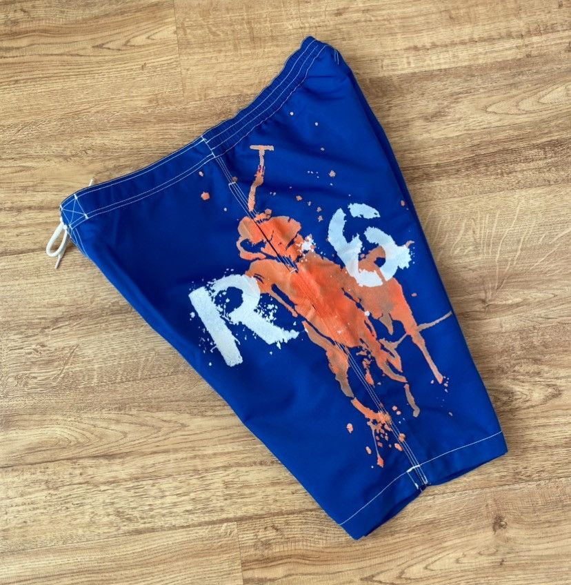Polo Ralph Lauren Polo Ralph Lauren Big Logo Shorts x Vintage x Streetwear Size US 34 / EU 50 - 3 Thumbnail