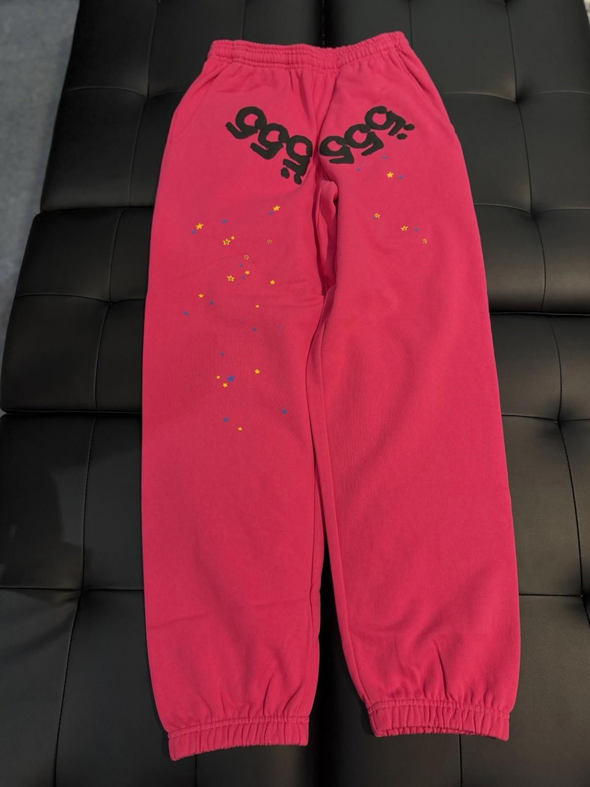 Sp5der Size XS - Sp5der Worldwide Pink Sweatpants Spider Size US 28 / EU 44 - 9 Thumbnail