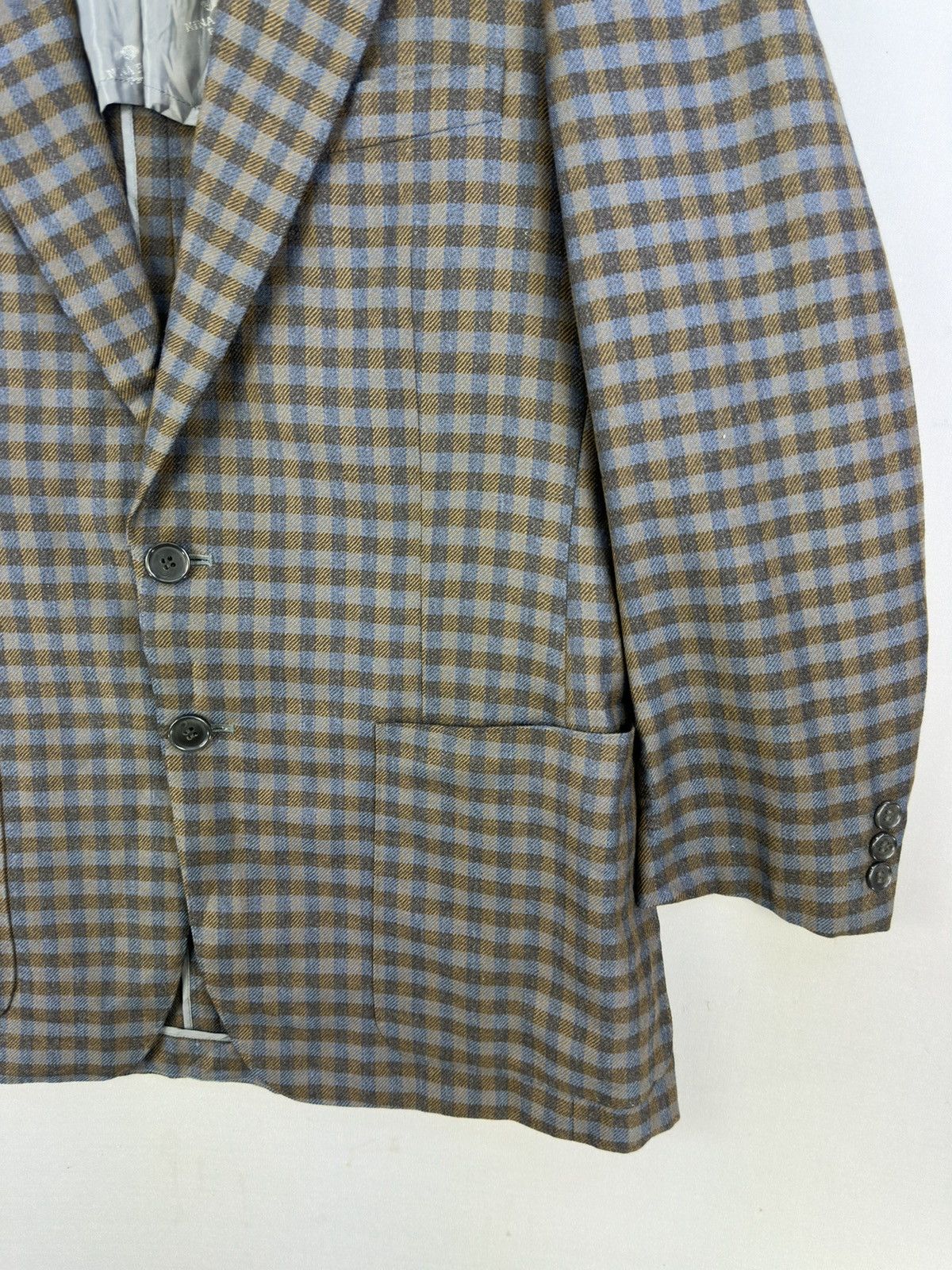 Nina Ricci Vintage Nina Ricci Paris Checkered Coat Jacket Size M / US 6-8 / IT 42-44 - 3 Thumbnail
