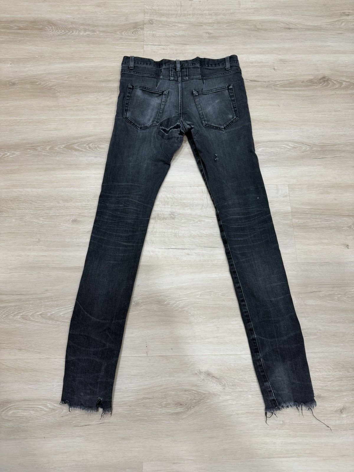 Saint Laurent Paris Saint Laurent Distressed Skinny Denim Jeans Size US 30 / EU 46 - 5 Thumbnail