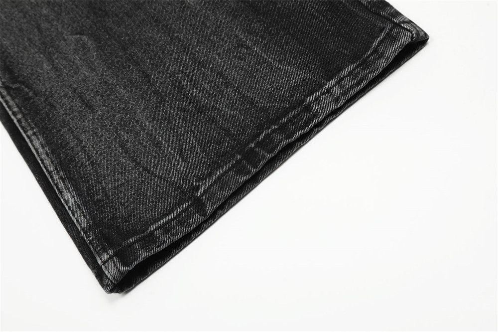Vintage Men's tie-dye lightning loose casual distressed washed jeans Size US 32 / EU 48 - 6 Thumbnail