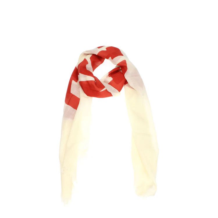 Givenchy ob1o1e1124 Size: OS / Cashmere Foulards in Red & Beige Size ONE SIZE - 1 Thumbnail