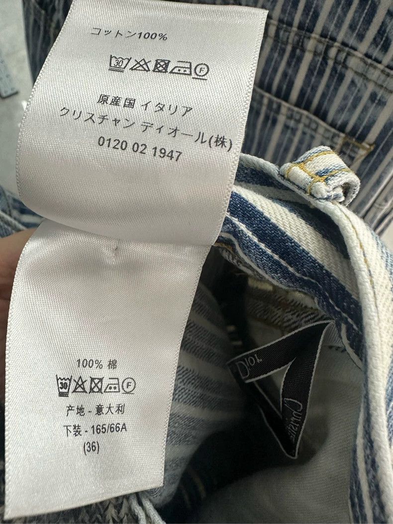 Dior Dior Blue striped casual pants 2504-Nextarrow Size 24" / US 00 / IT 34 - 7 Thumbnail