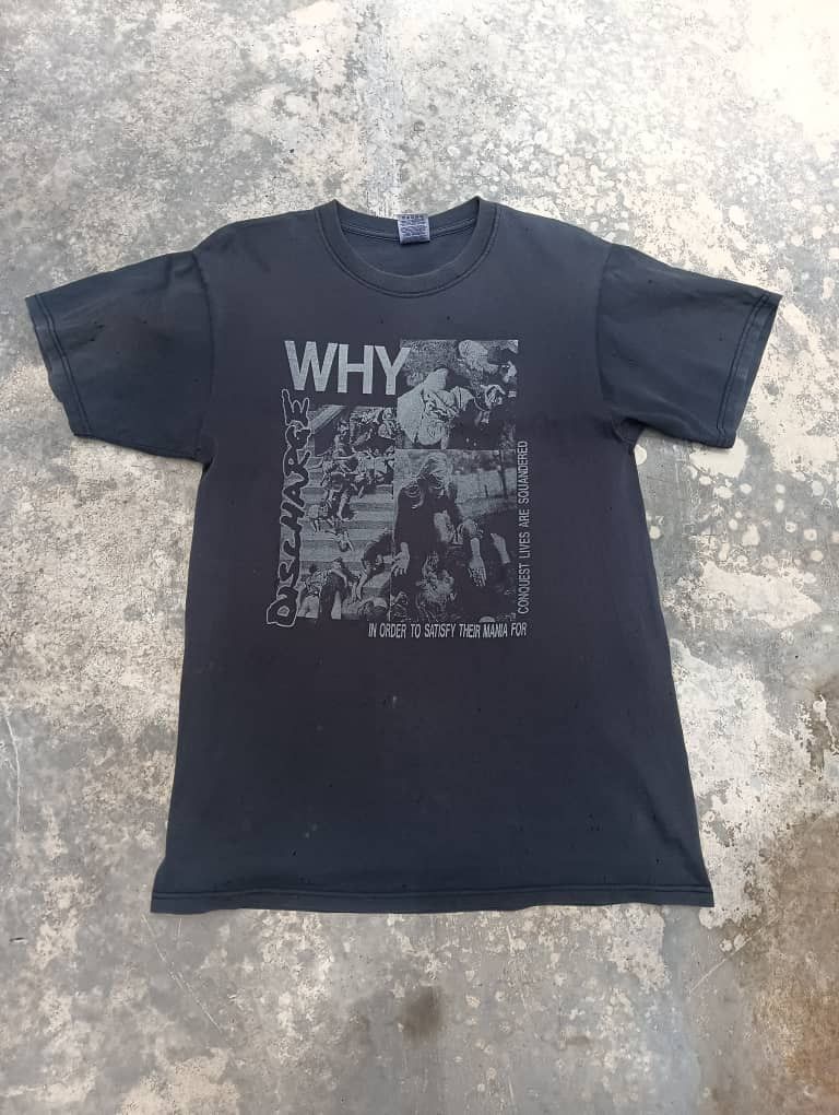 Band Tees × Vintage Vintage discharge punk political band Size US S / EU 44-46 / 1 - 1 Thumbnail