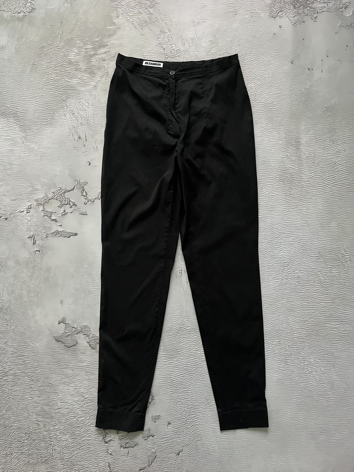 Jil Sander Jil Sander Vintage Luxury Classic Chino Pants Black Size 26" / US 2 / IT 38 - 1 Thumbnail