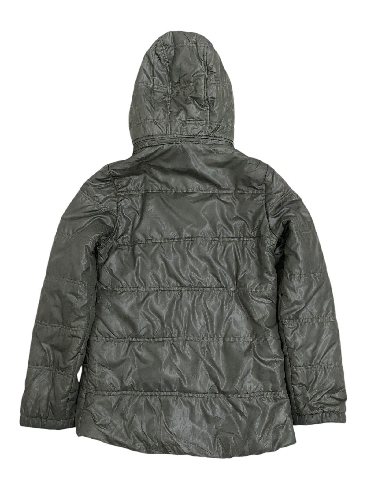 Yasuyuki Ishii Manics Light Fur Zipper Hoodie Puffle Winter Olive Green Size US S / EU 44-46 / 1 - 10 Thumbnail