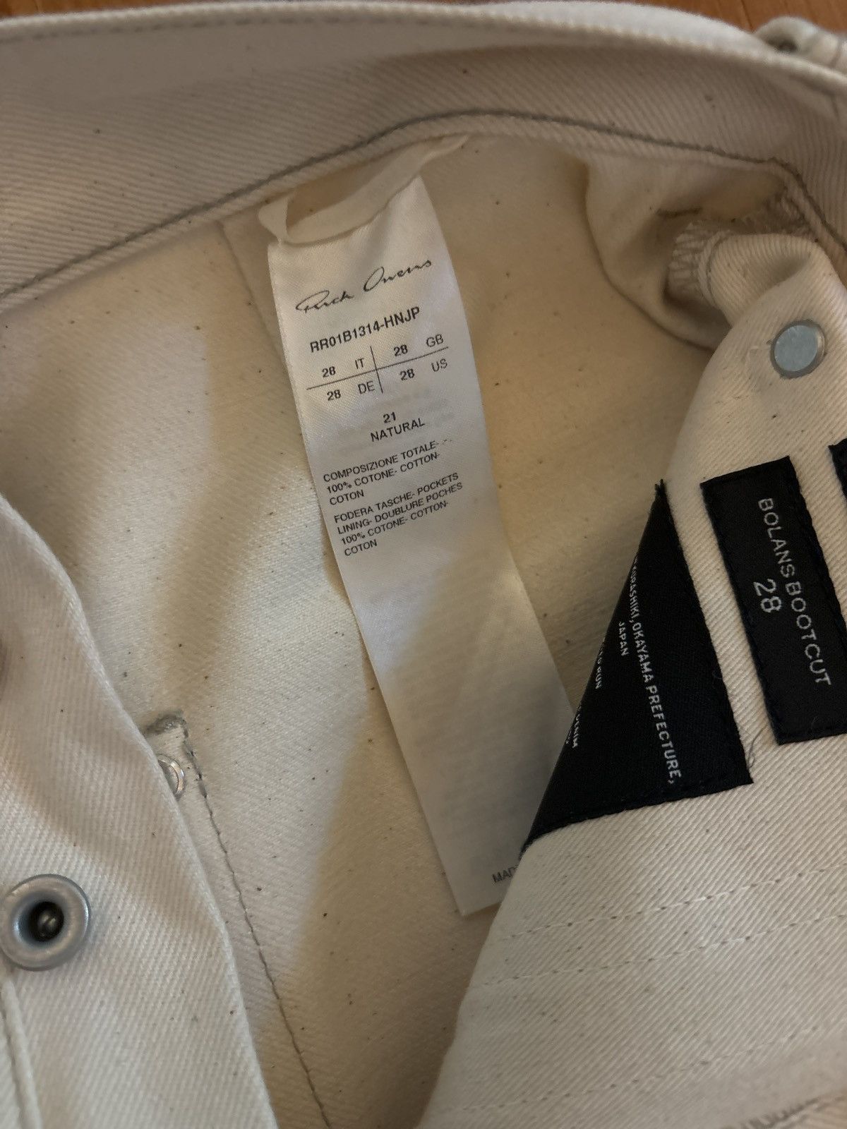 Rick Owens Rick Owen’s Bolan Bootcut Jeans Size US 28 / EU 44 - 7 Thumbnail