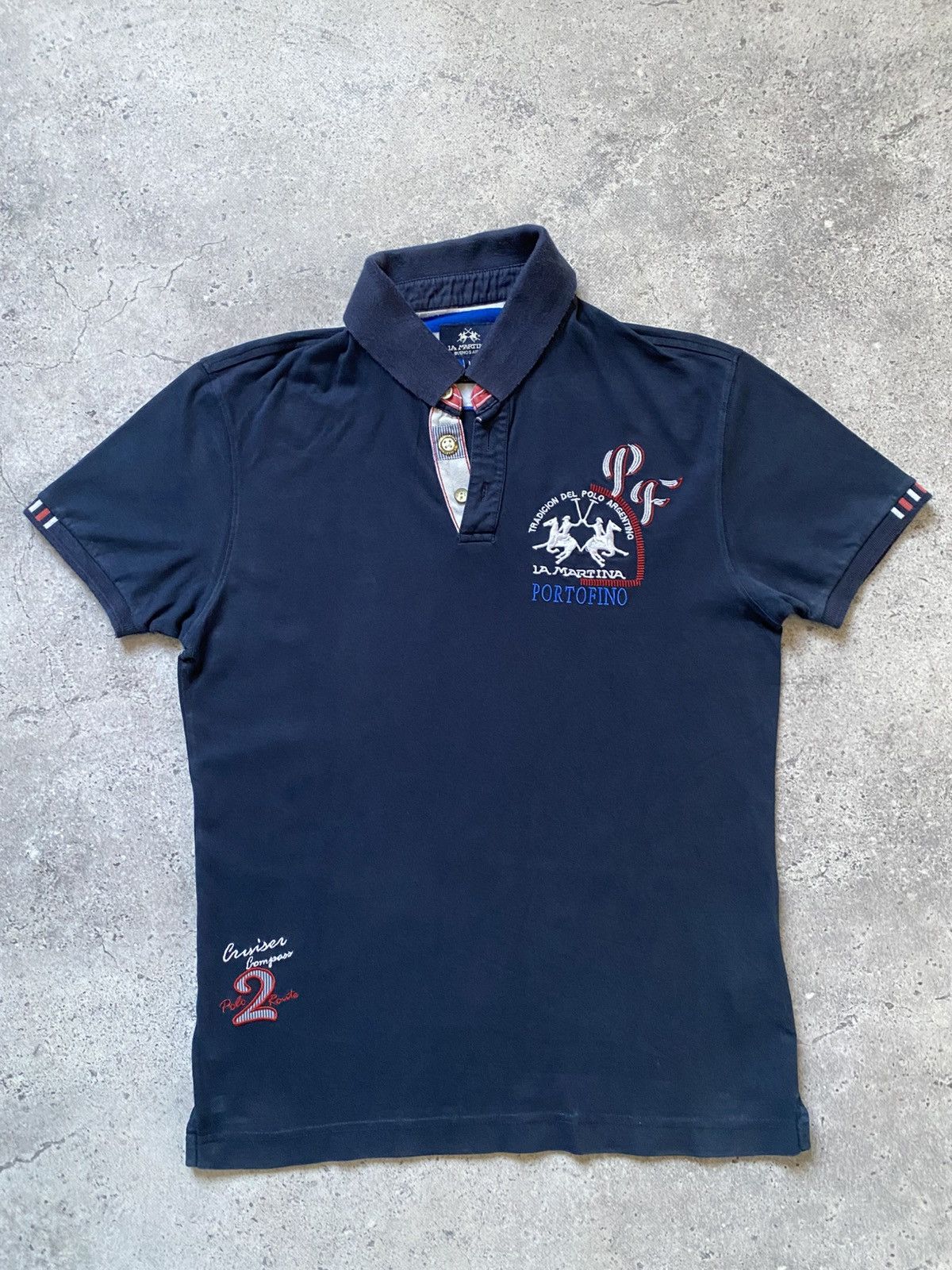 La Martina La Martina Portofino Polo T-Shirt Size L Men’s Short Sleeve Size US L / EU 52-54 / 3 - 1 Thumbnail