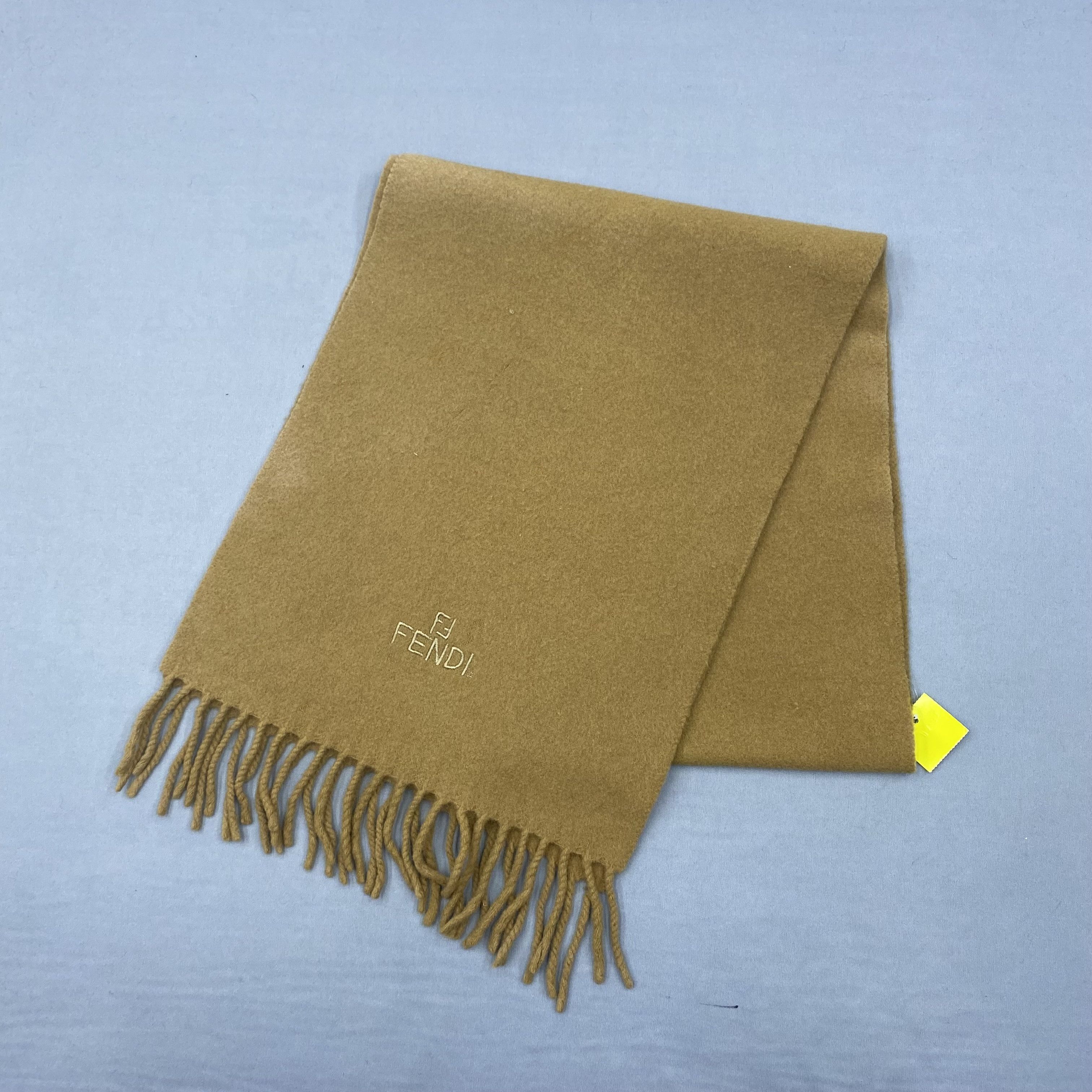 Japanese Brand Vintage Fendi Scarf Muffler Wool Fringe Winter Scarves Size ONE SIZE - 3 Thumbnail