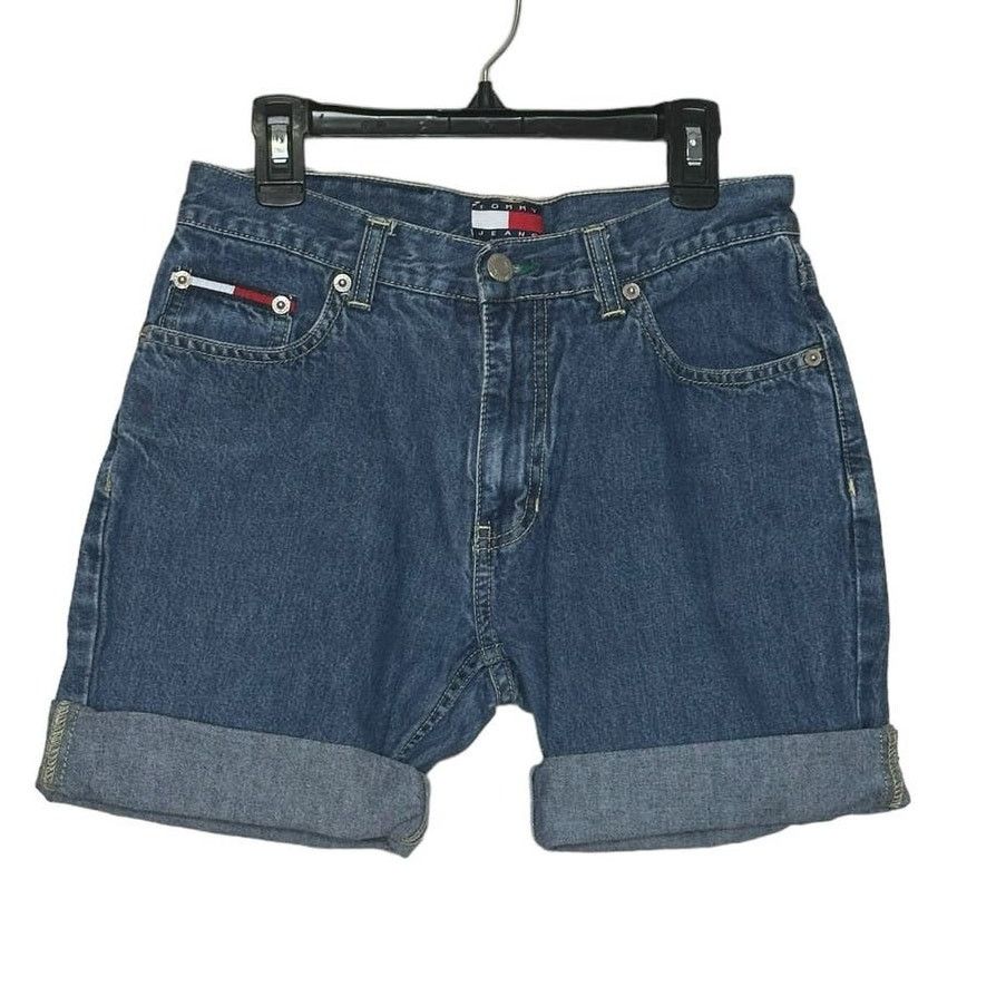 Tommy Hilfiger Tommy Hilfiger vintage denim cuffed shorts size 3 Size 28" / US 6 / IT 42 - 9 Thumbnail