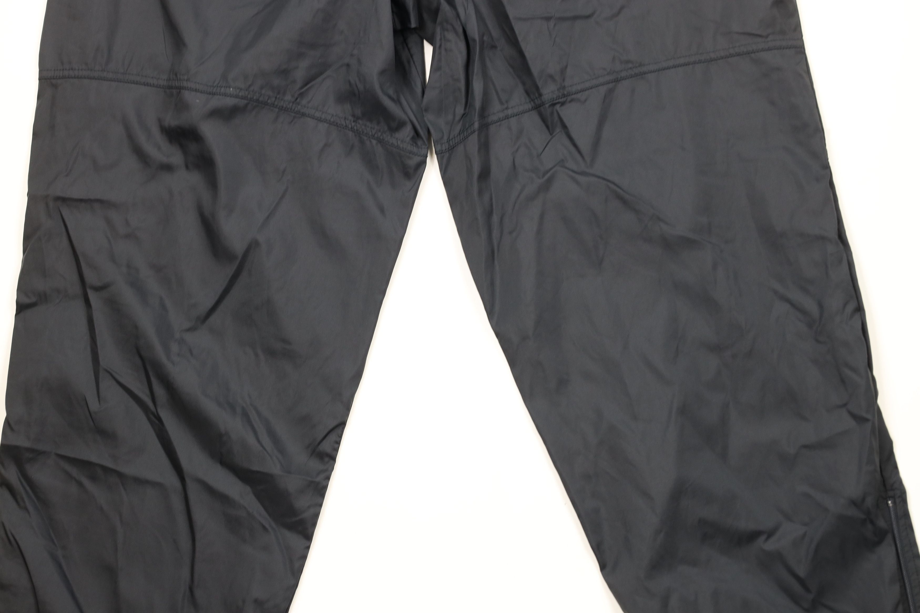 Nike × Vintage Vintage 90s Nike Mini Swoosh Windbreaker Joggers Pants Black Size US 38 / EU 54 - 11 Thumbnail