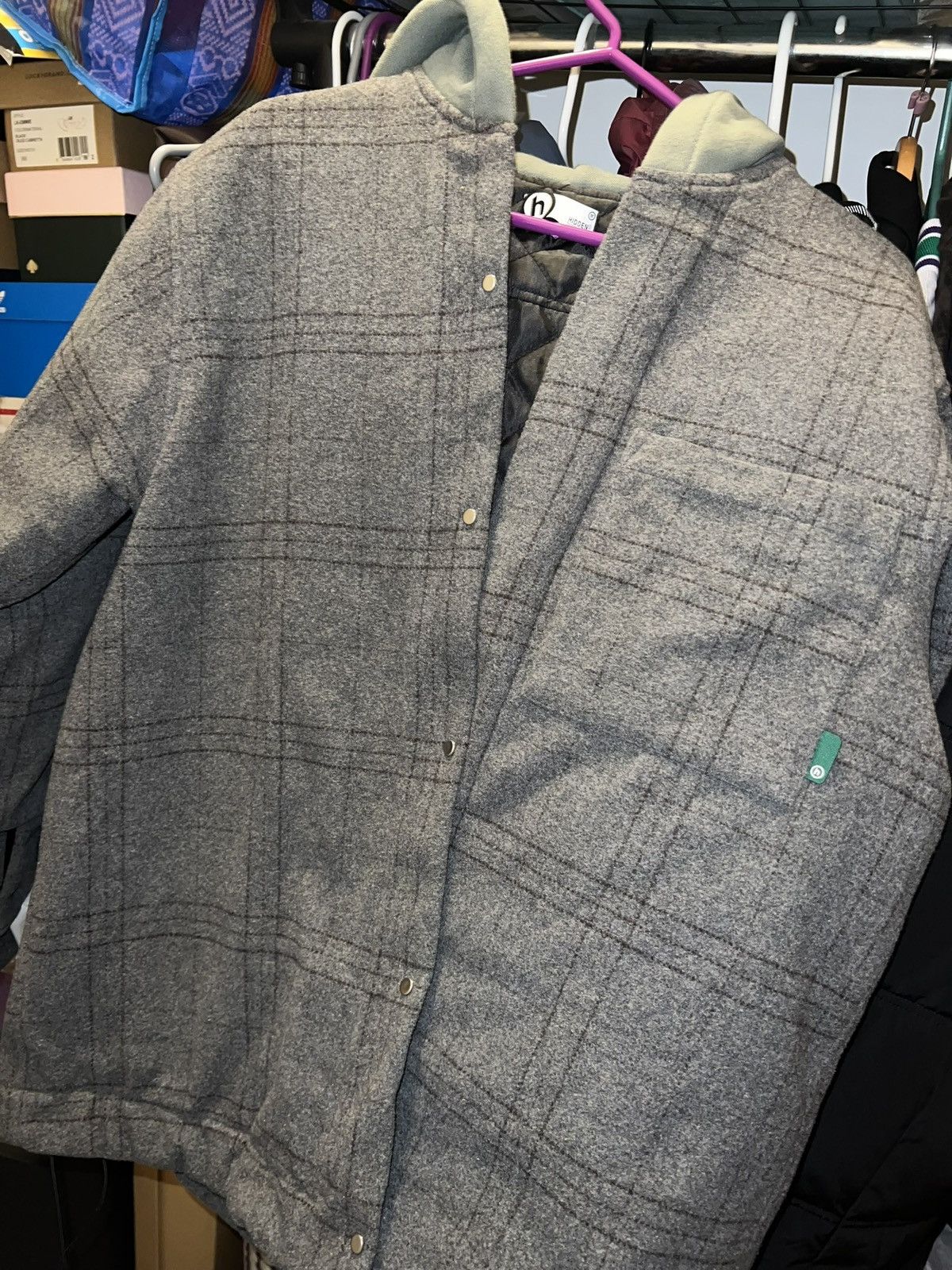 HIDDEN Hidden NY Charcoal Flannel Jacket Size US M / EU 48-50 / 2 - 7 Thumbnail