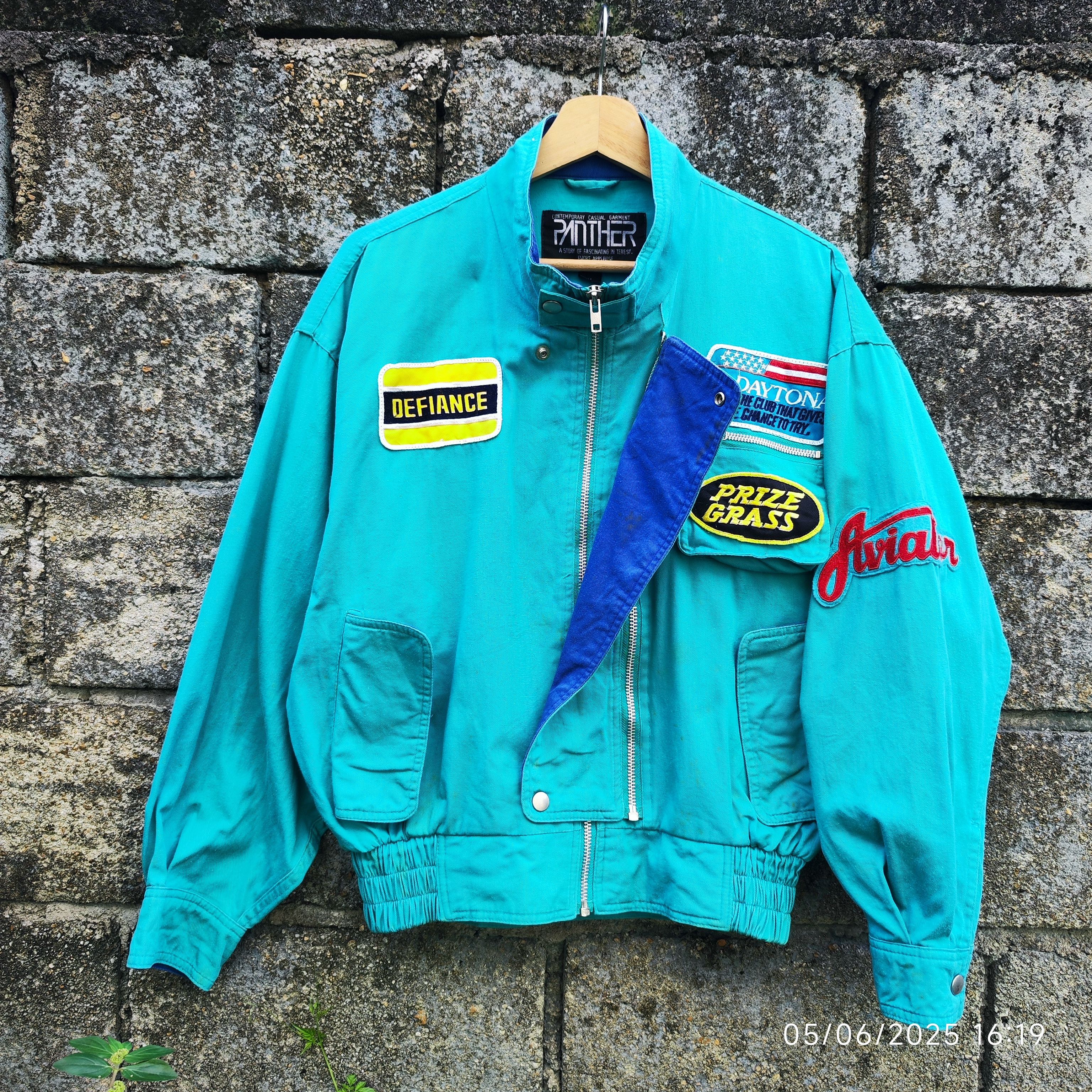 Daytona PATCHES VINTAGE RACING JACKET Size US M / EU 48-50 / 2 - 4 Thumbnail