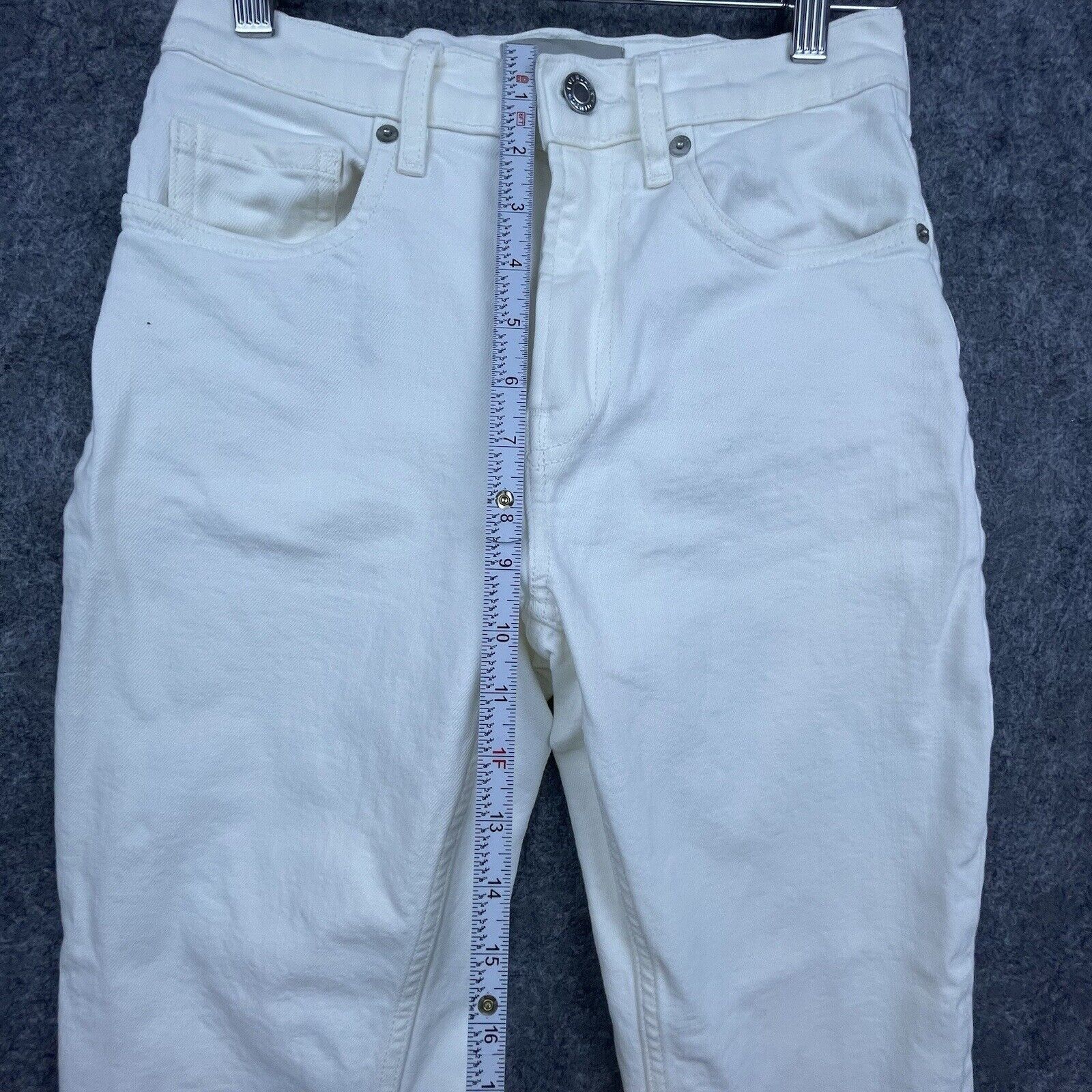 Everlane Everlane Jeans Womens 25 White Cheeky Jean Slim Straight Size 25" / US 0 / IT 36 - 5 Thumbnail