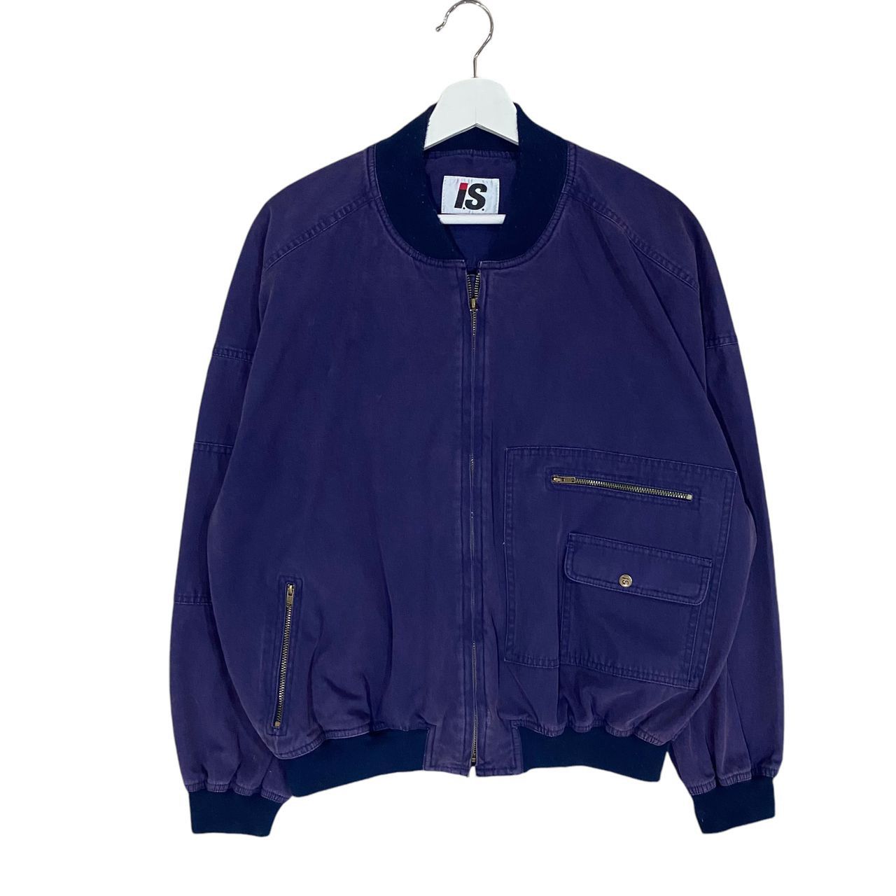 Issey Miyake × Vintage 🔥 VINTAGE 80's ISSEY MIYAKE I.S LOGO BOMBERS JACKET Size US L / EU 52-54 / 3 - 2 Thumbnail