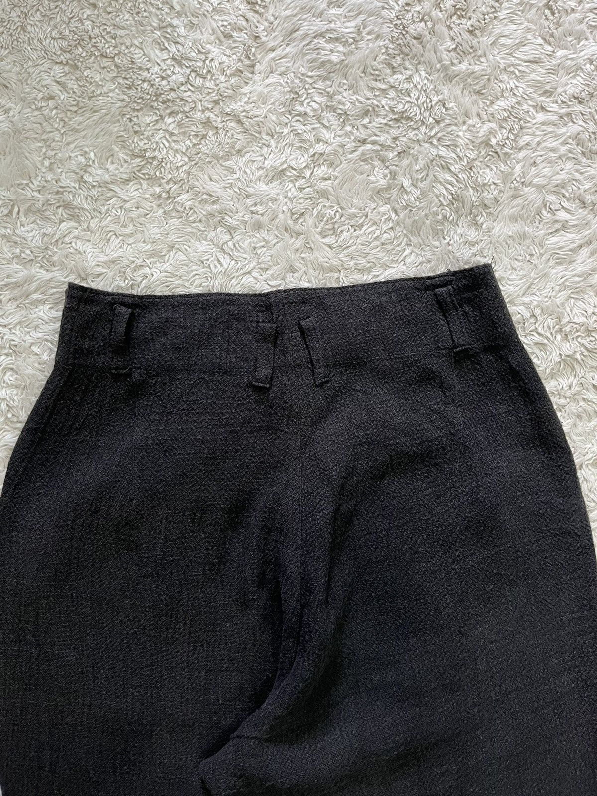 Vintage × Y's × Yohji Yamamoto vintage y's yohji yamamoto high waisted linen pants Size 28" / US 6 / IT 42 - 14 Thumbnail