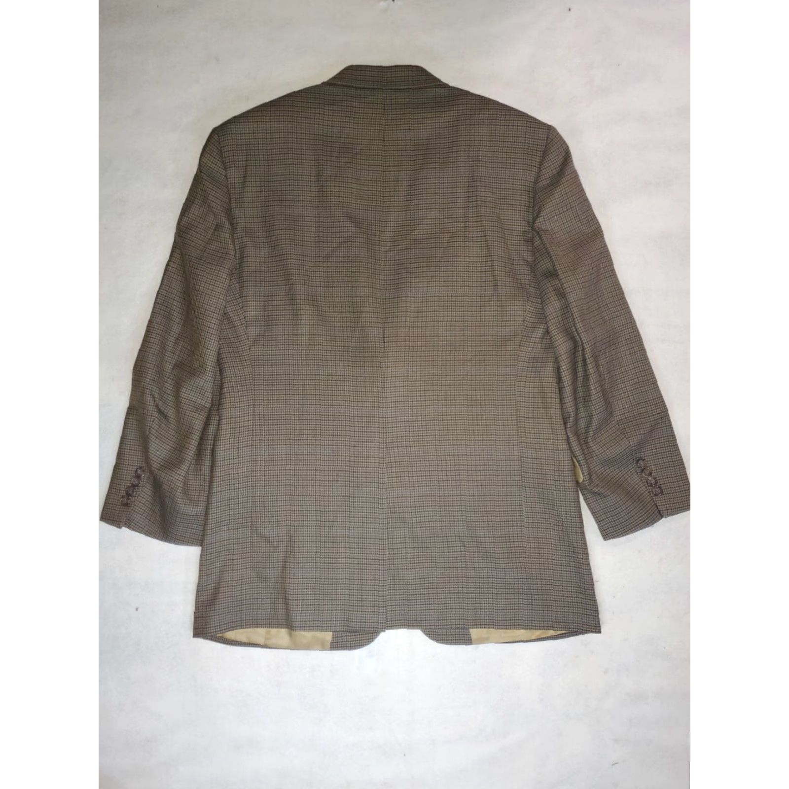 Brooks Brothers VINTAGE Brooks Brothers 346 Houndstooth Plaid Wool Sports Coat Suit Jacket Size 40 Reg. Size 40R - 6 Thumbnail