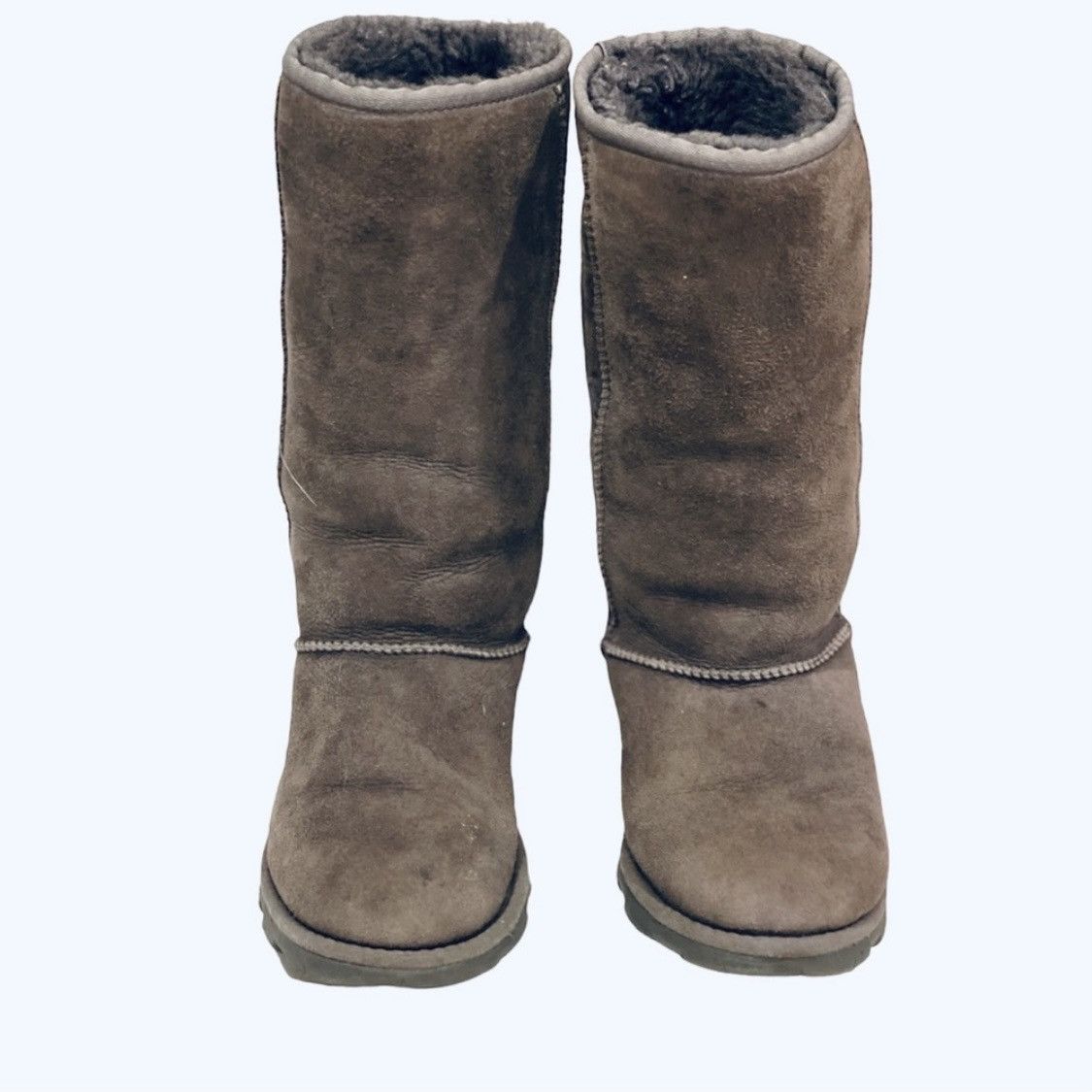 Ugg UGG Tall Classic Boots Grey Gray Fur Lined Thick Sole 7 Size US 7 / IT 37 - 4 Thumbnail