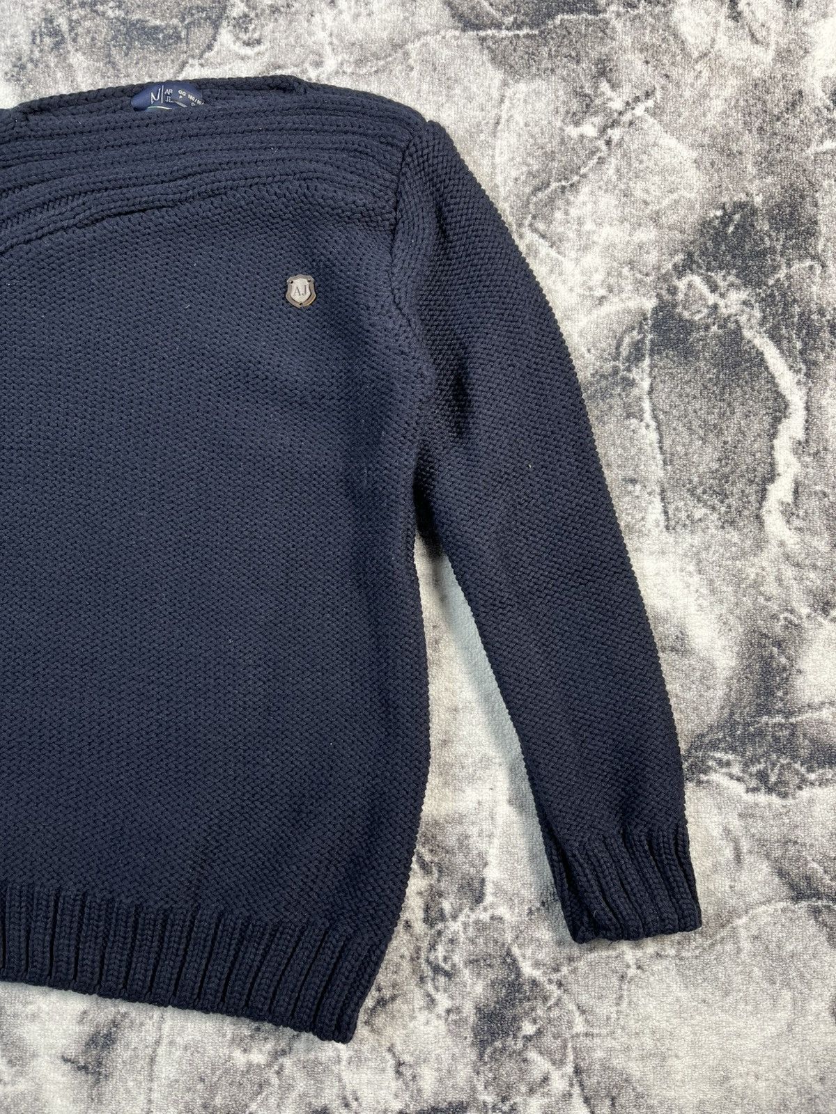 Armani Armani Jeans Textured Knit Sweater Size US XL / EU 56 / 4 - 3 Thumbnail