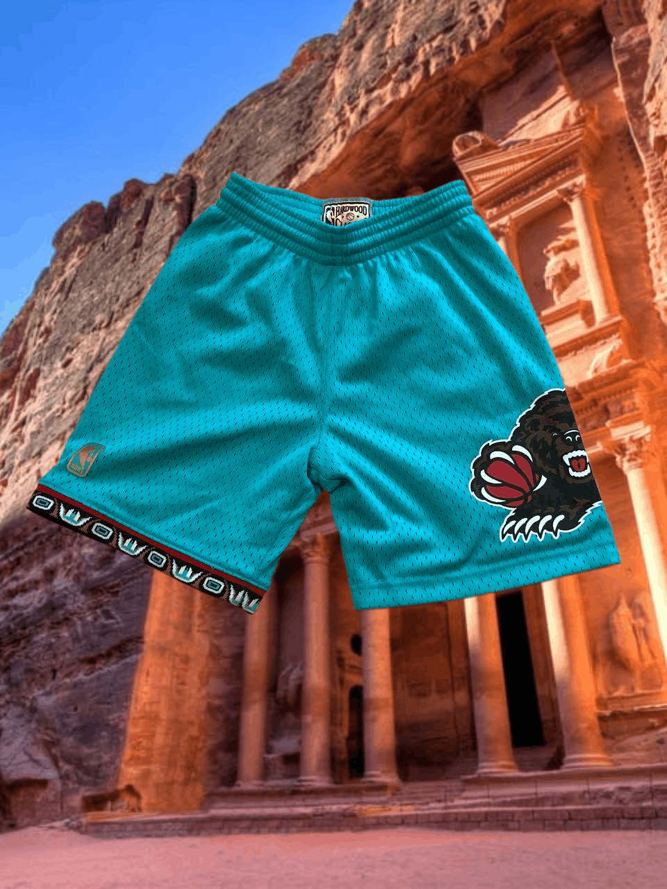 Mitchell & Ness Vintage shorts Y2K Mitchell & Ness x NBA logo streetwear Size US 30 / EU 46 - 1 Thumbnail