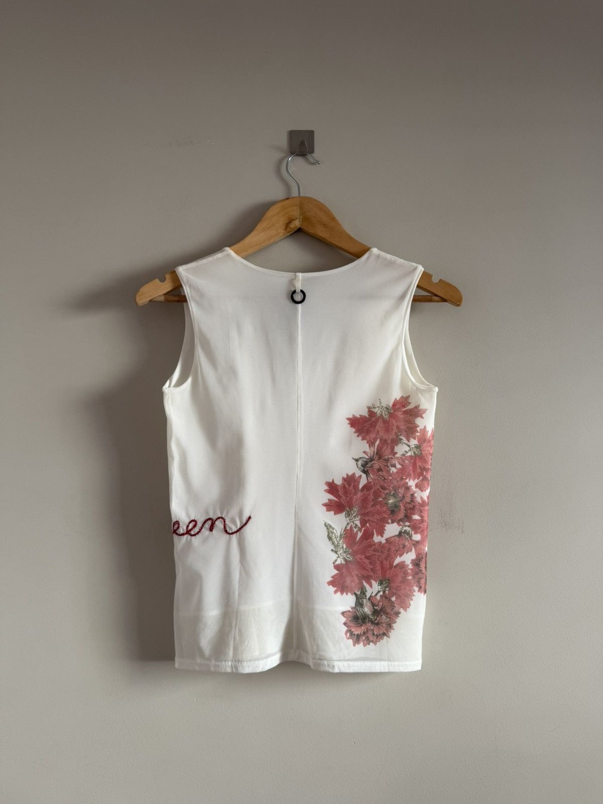 Other Vintage Save The Queen Floral Mesh Tank Top Italy L Size L / US 10 / IT 46 - 6 Thumbnail