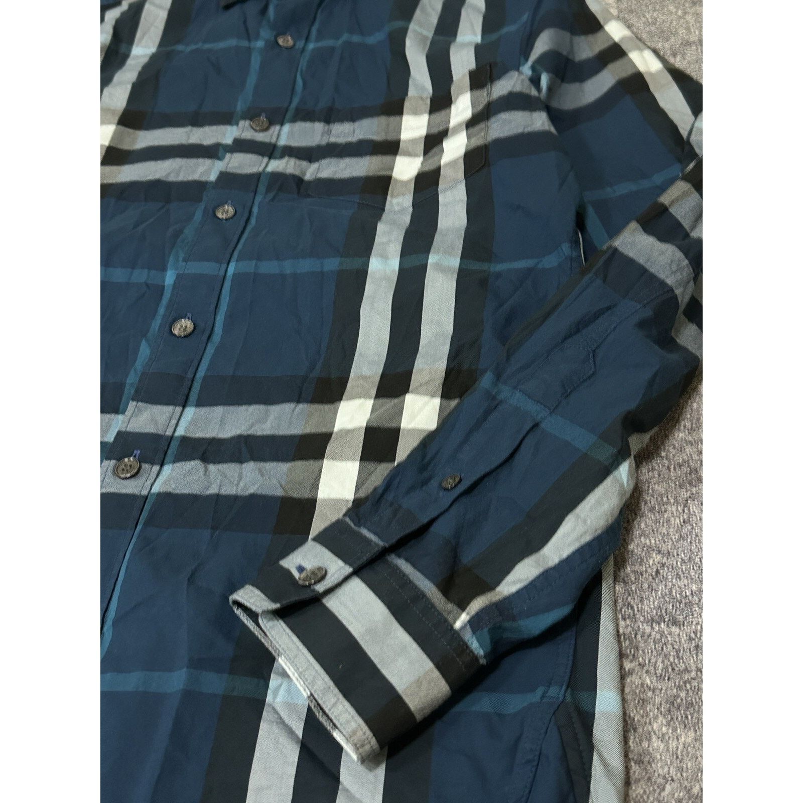 Burberry Burberry Blue Nova Check Men’s Shirt XS Size OldMoney Style Size US XS / EU 42 / 0 - 6 Thumbnail