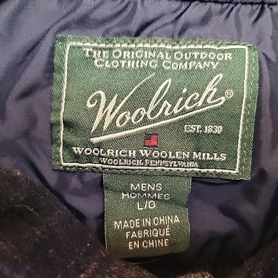 Vintage VINTAGE Woolrich Shirt Mens L Blue Black Shadow Plaid 100% Wool Board Flap Pocket Button-Up Collared Long Sleeve Casual Mens Size US L / EU 52-54 / 3 - 3 Thumbnail