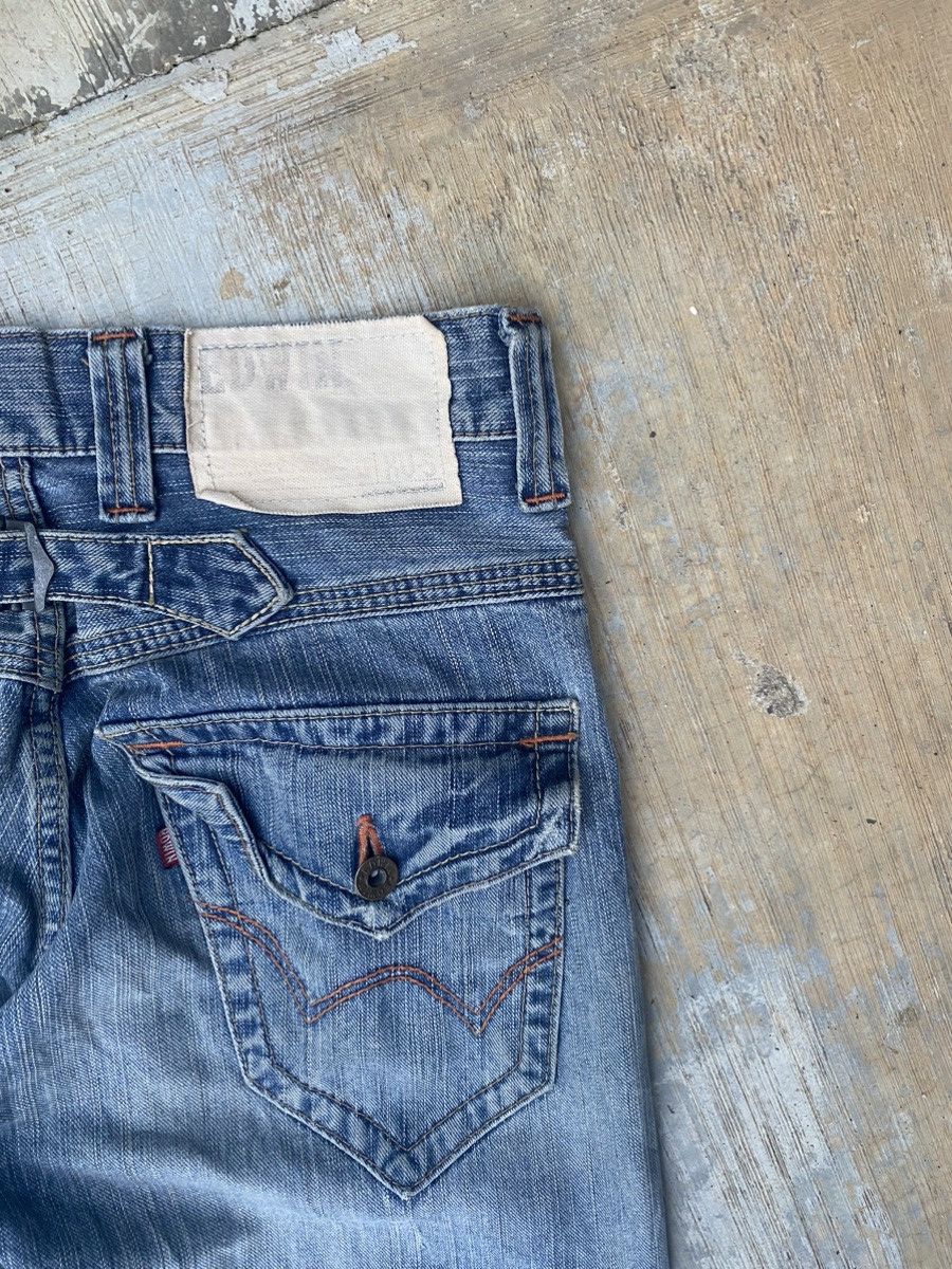 Edwin Distressed Vintage Edwin XV-S Flare Denim Size US 30 / EU 46 - 6 Thumbnail
