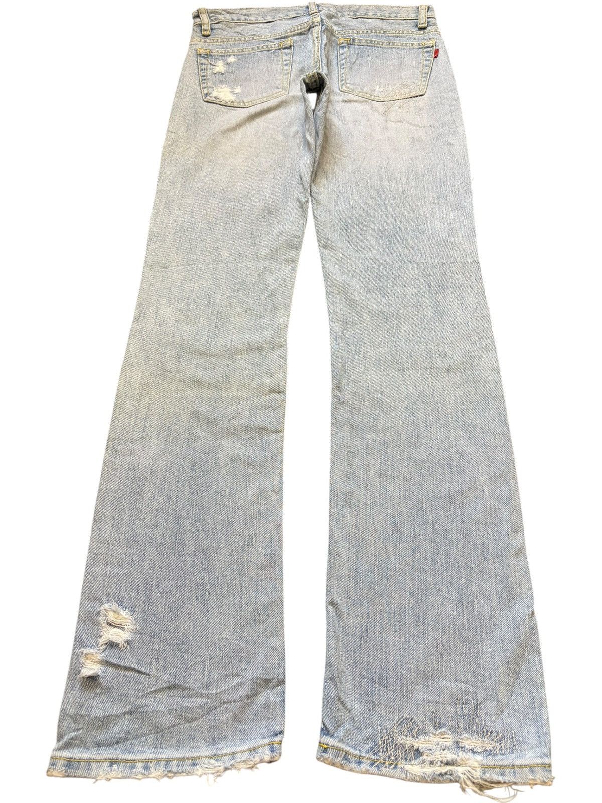 Diesel Vintage Japanese Brand Distressed Flare Jeans Size 28" / US 6 / IT 42 - 2 Thumbnail