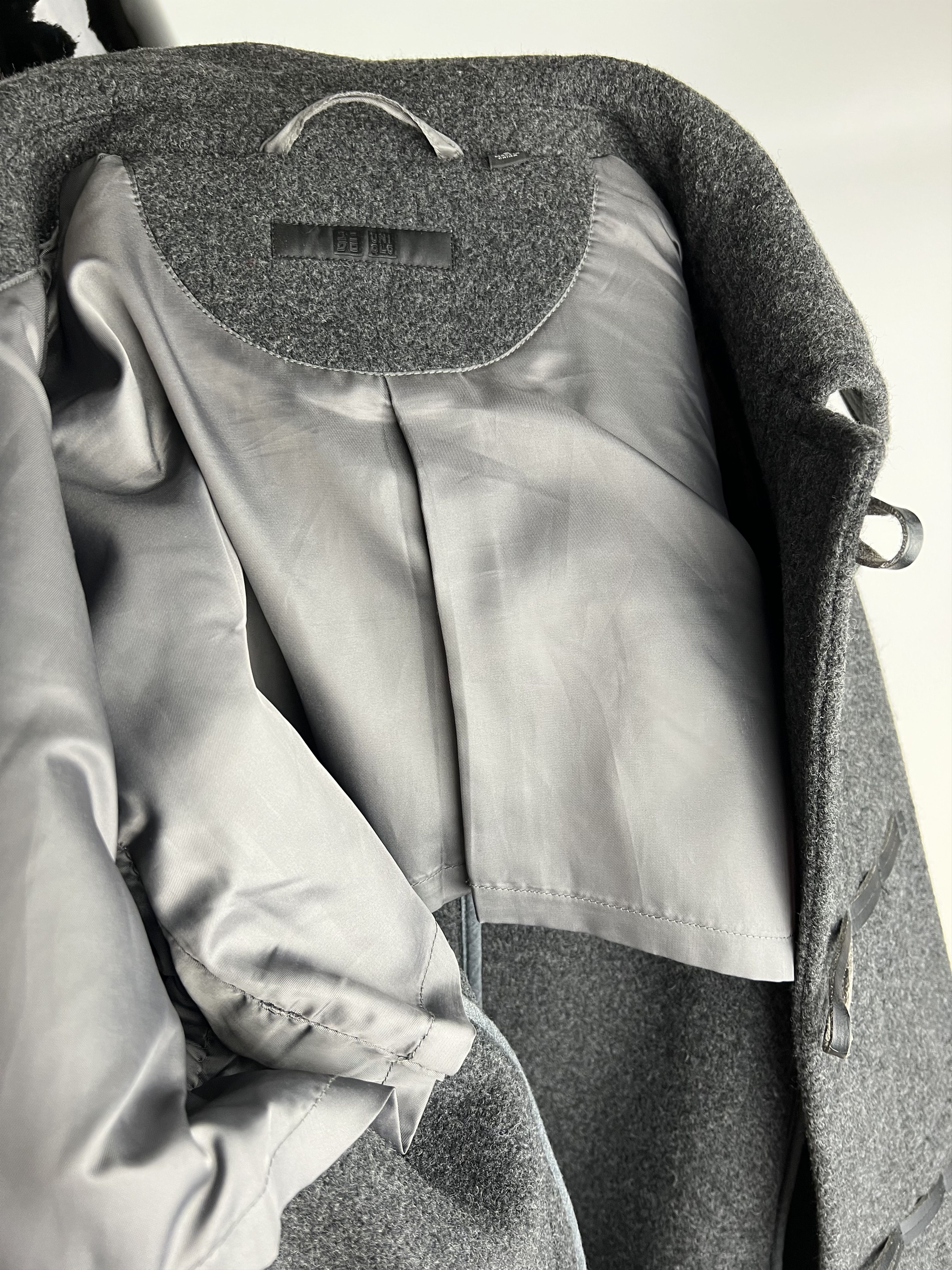 Japanese Brand Uniqlo Men's Wool Duffle Coat Gray Size S Size US S / EU 44-46 / 1 - 11 Thumbnail