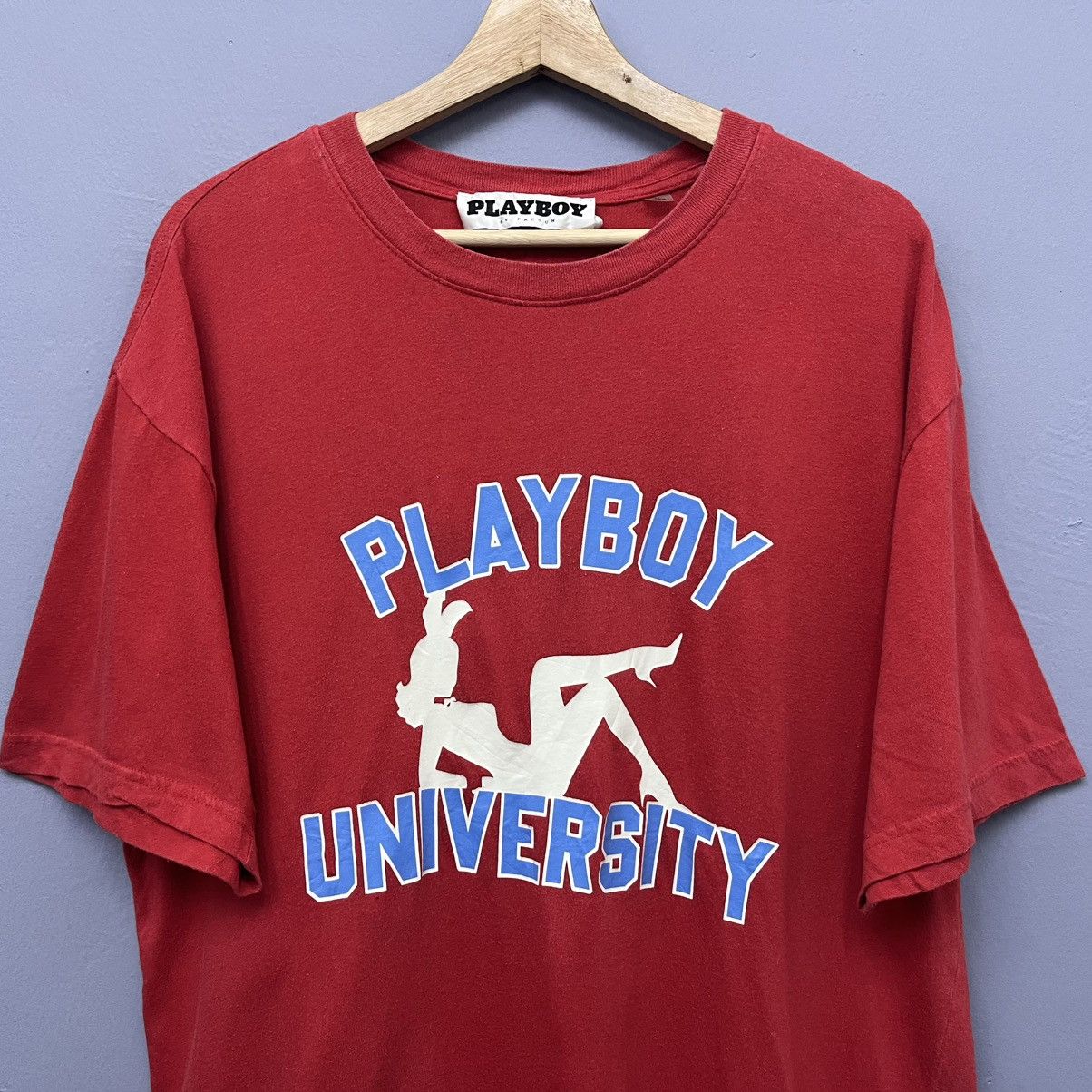 Playboy Playboy University Relaxed Fit T-Shirt Size US L / EU 52-54 / 3 - 3 Thumbnail