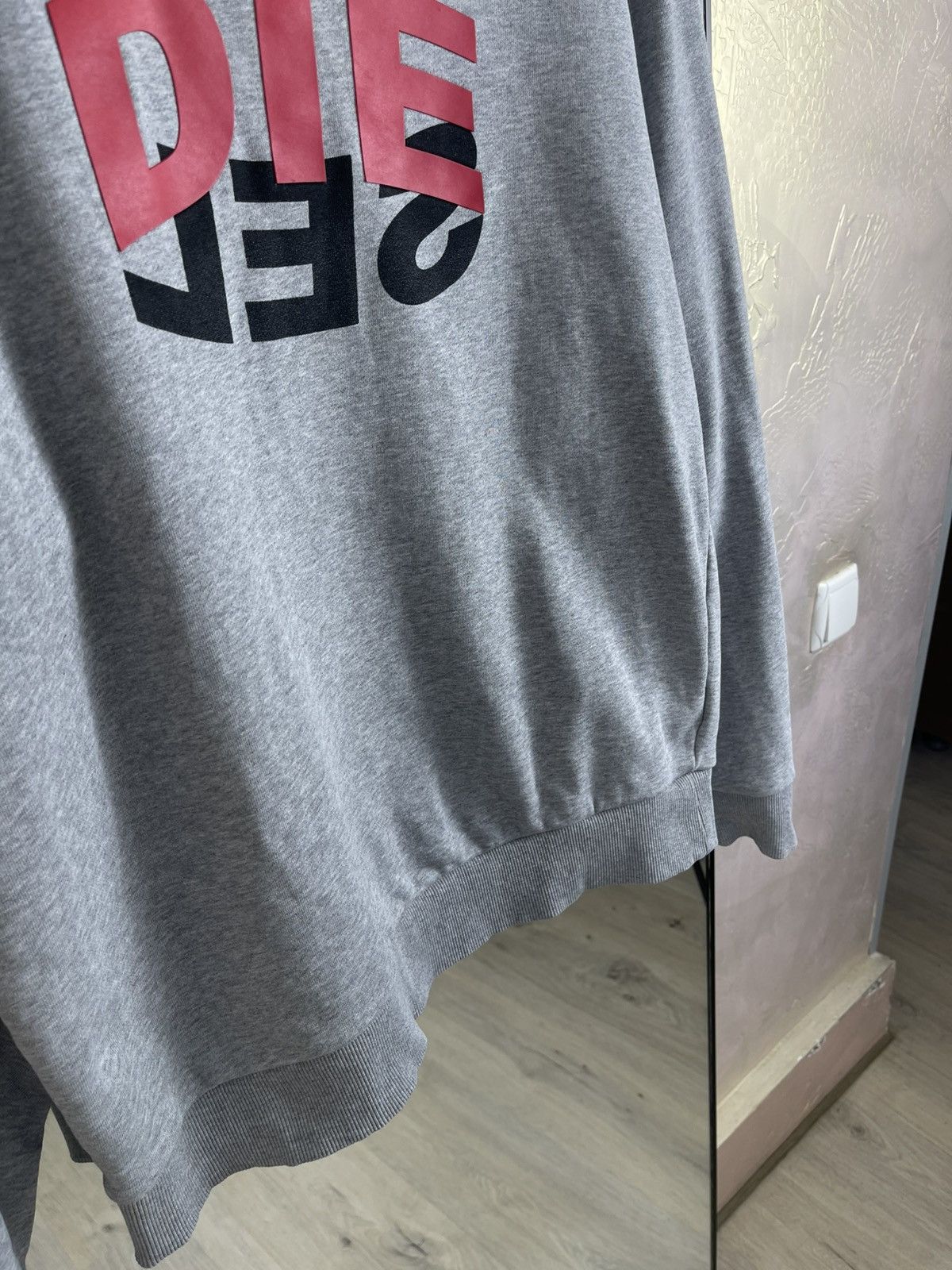 Diesel Diesel Split Logo Graphic Sweatshirt -Technical Cotton Blend Size US L / EU 52-54 / 3 - 5 Thumbnail