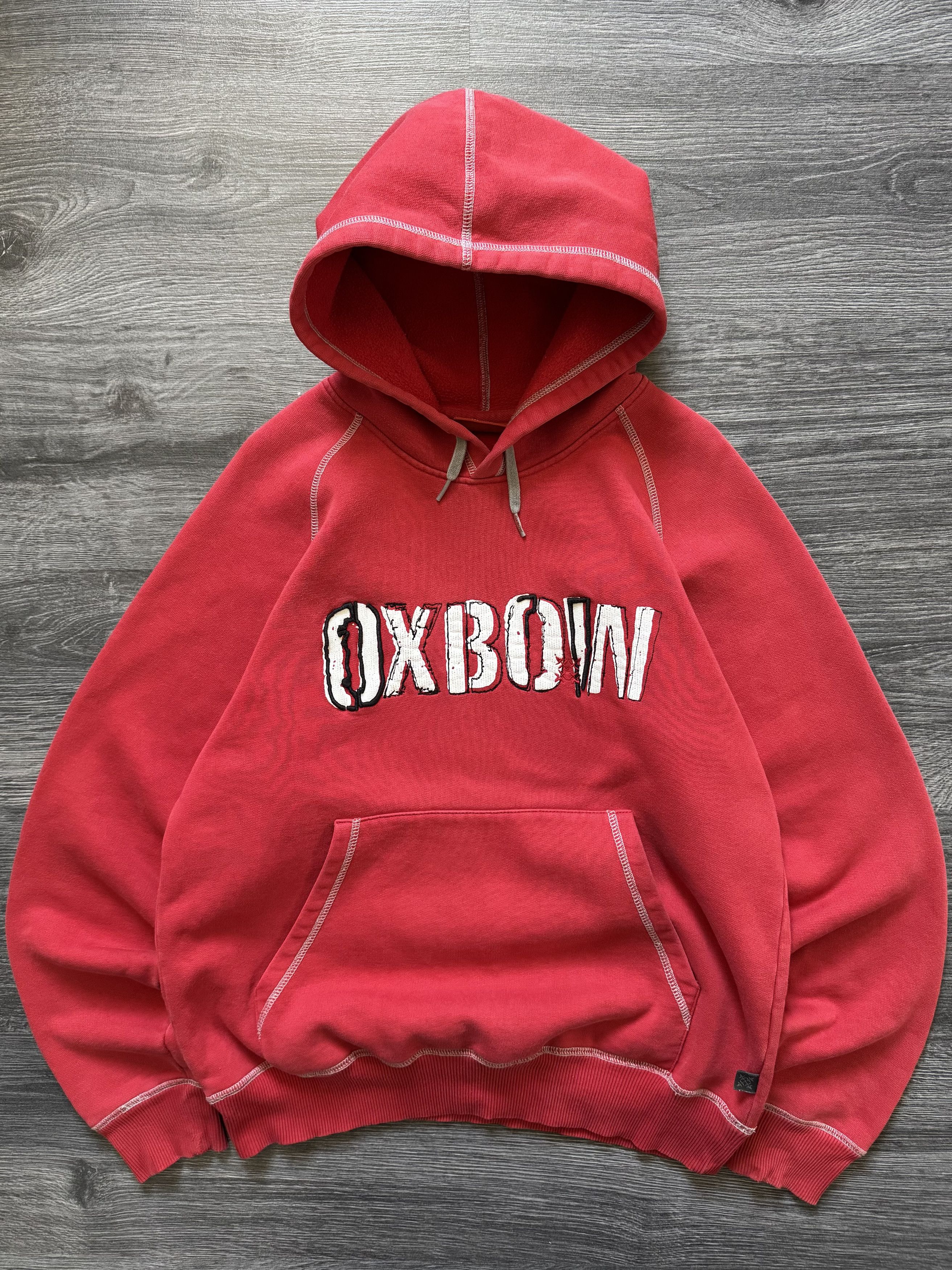 Oxbow Vintage Y2K Oxbow Embroidered Logo Hoodie Size US S / EU 44-46 / 1 - 4 Thumbnail