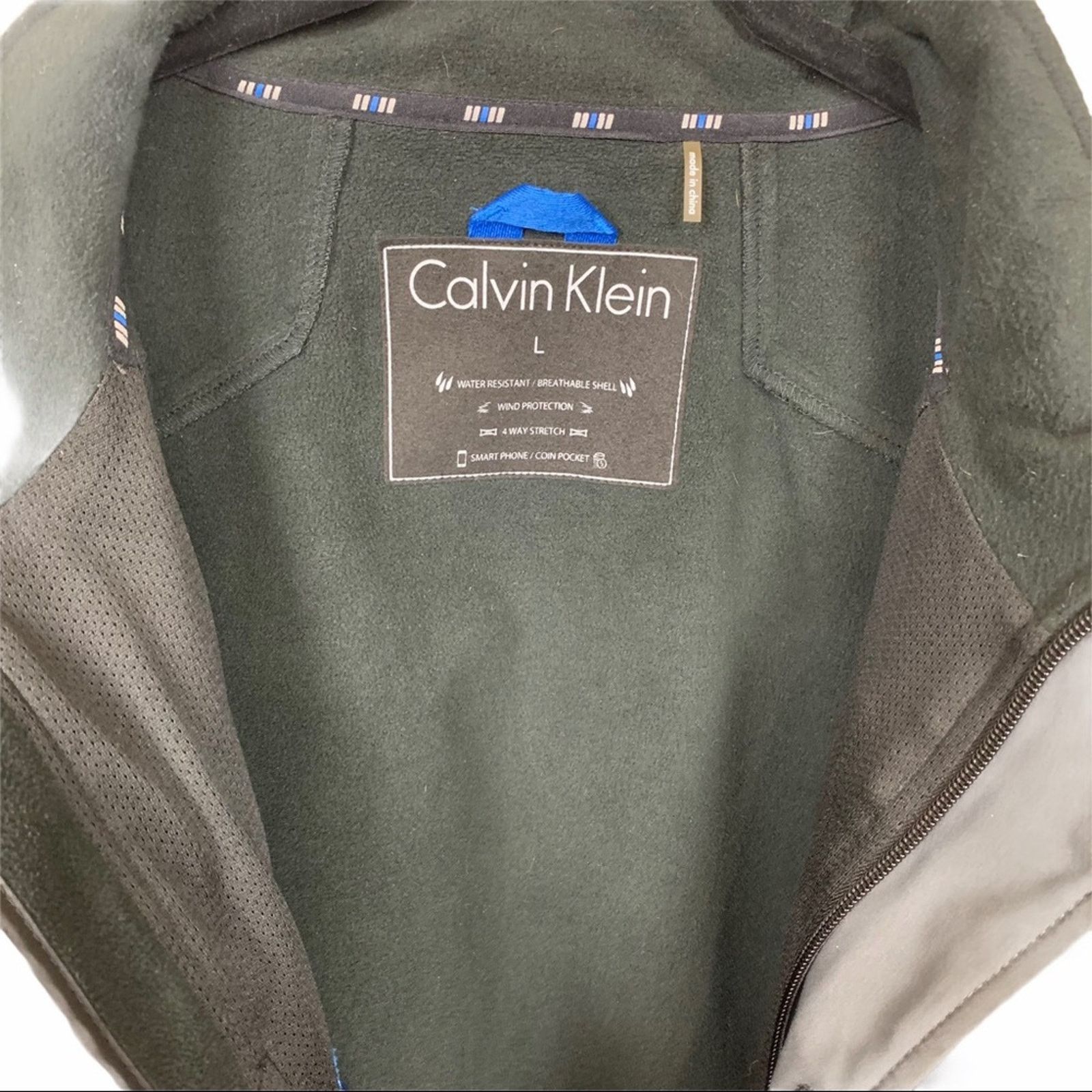Calvin Klein Calvin Klein Soft Shell Jacket Slate Gray Size L Size US L / EU 52-54 / 3 - 4 Thumbnail